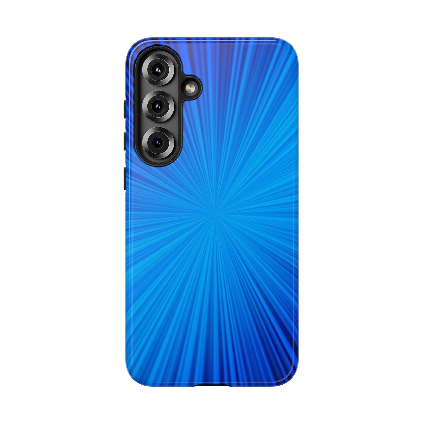 Tough Cases, Beautiful Blue Starburst Design