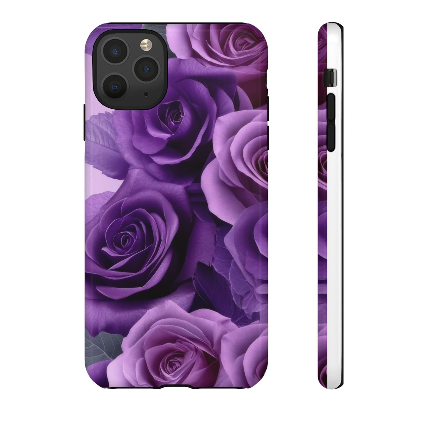 Tough Cases, Beautiful Purple Floral Design