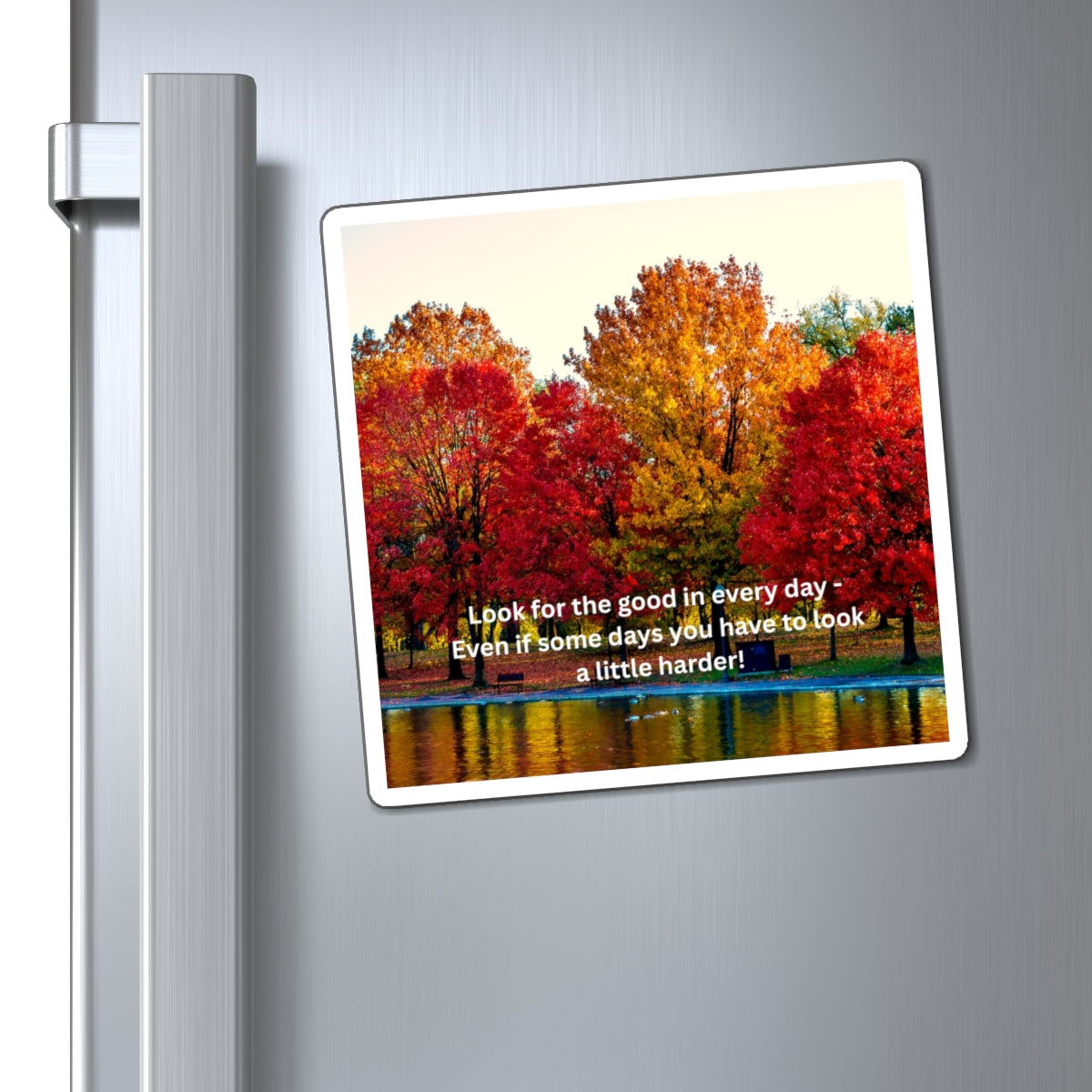Inspirational Quote Magnets, Fall Decor, Motivational Fridge Magnet, Autumn Home Accessories, Grateful Daily Reminder