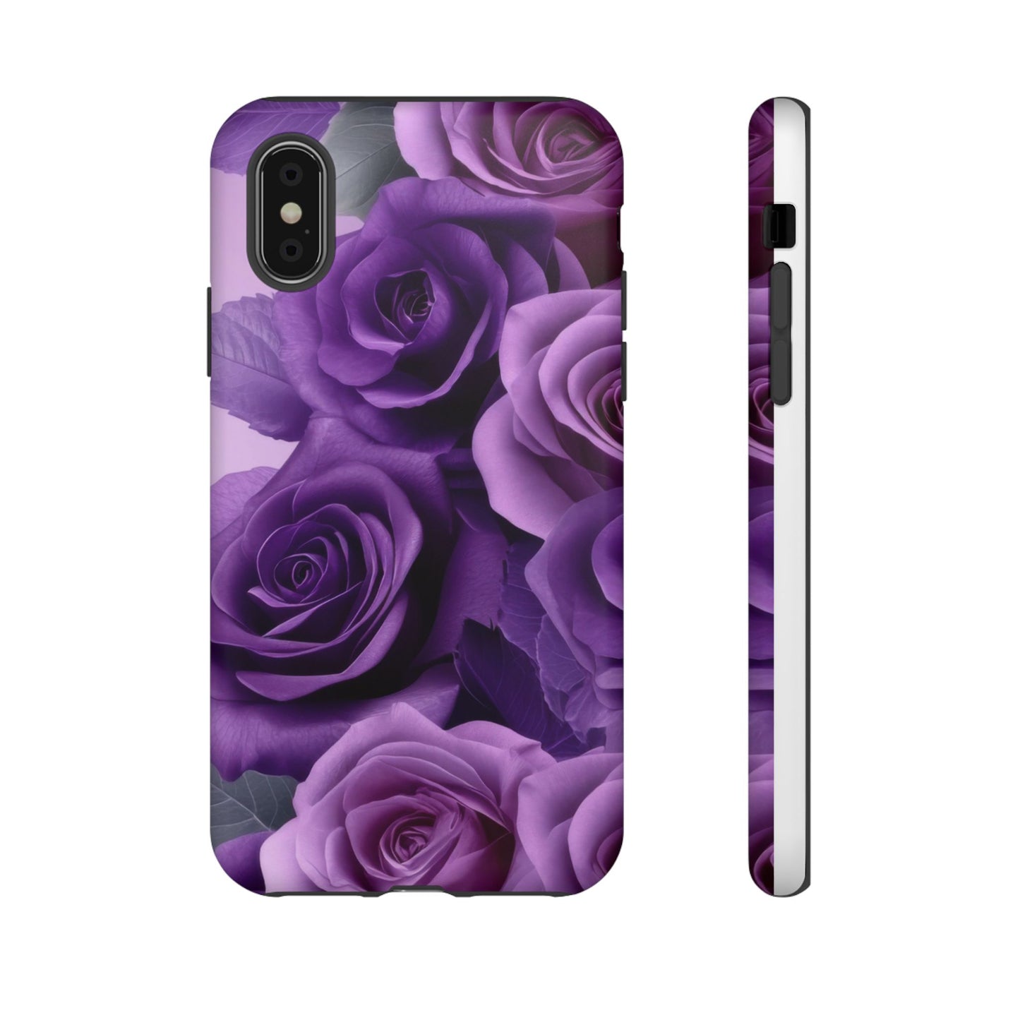 Tough Cases, Beautiful Purple Floral Design