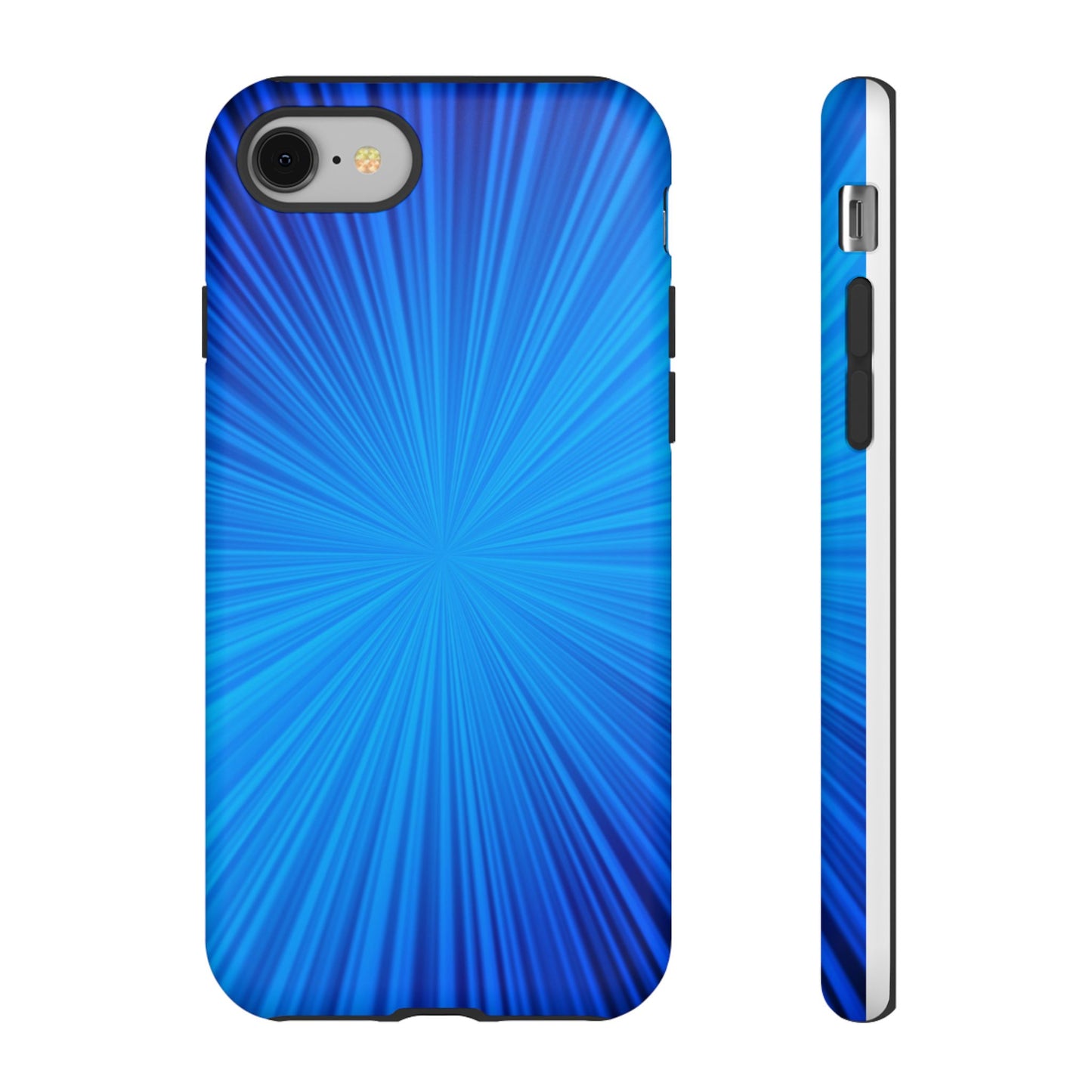 Tough Cases, Beautiful Blue Starburst Design