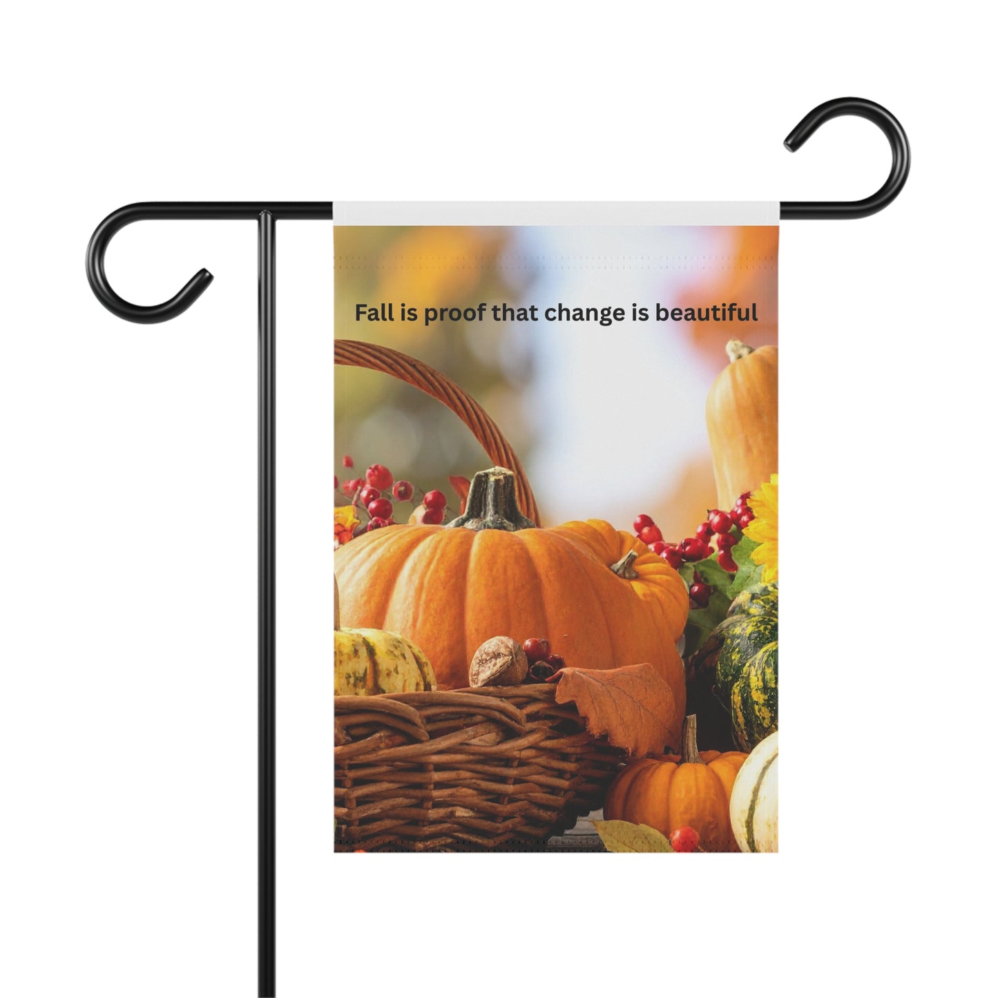 Autumn Garden Banner - Fall Decor, Seasonal Welcome Sign, Outdoor Home Decoration, Thanksgiving Yard Art, Customized Garden Flag