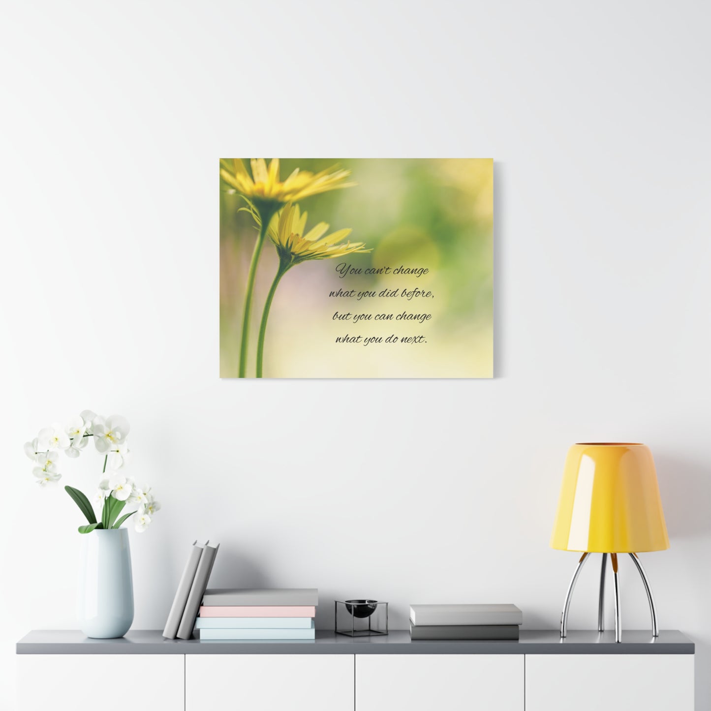 Inspirational Canvas Print, Motivational Wall Art, Home Decor, Gift for Friends, Uplifting Quote Decoration