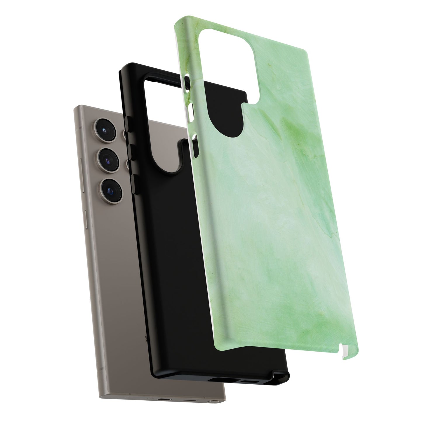 Tough Cases, Beautiful Green Marble Design