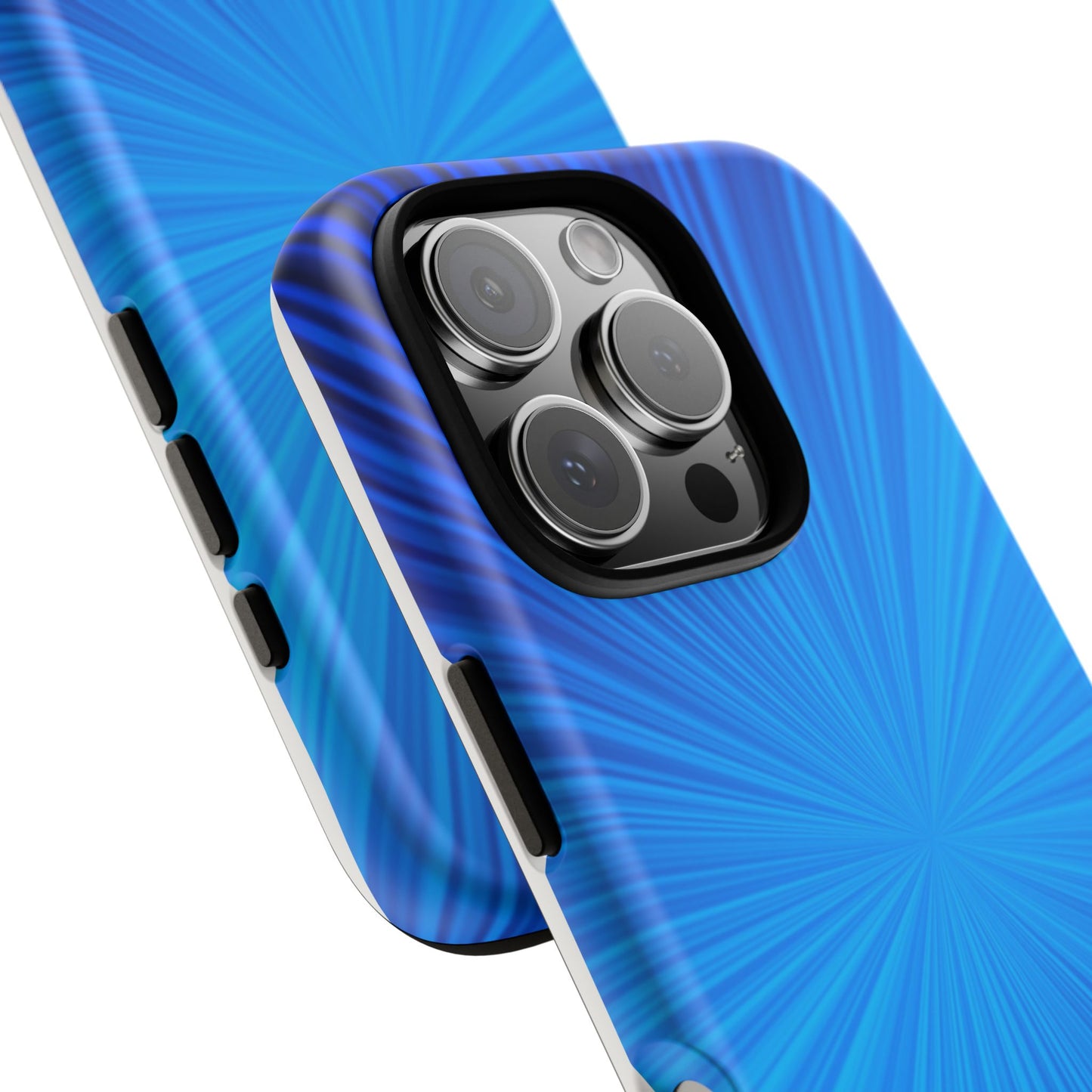 Tough Cases, Beautiful Blue Starburst Design