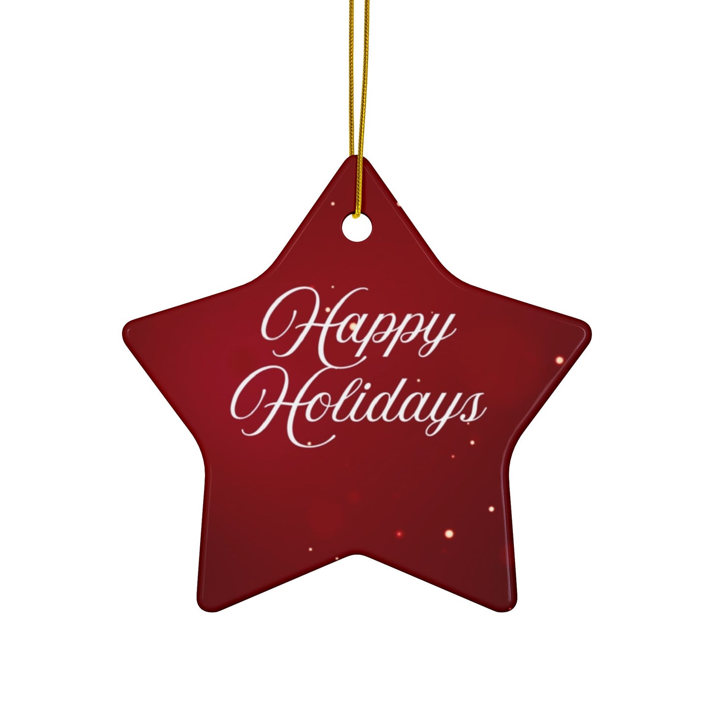 Festive Ceramic Ornaments - Double-Sided Holiday Decor, Christmas Tree Decorations, Gift Accessories