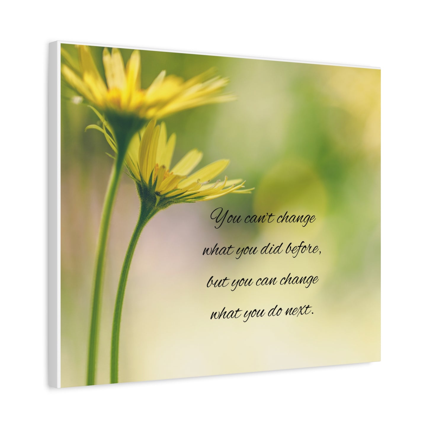 Inspirational Canvas Print, Motivational Wall Art, Home Decor, Gift for Friends, Uplifting Quote Decoration