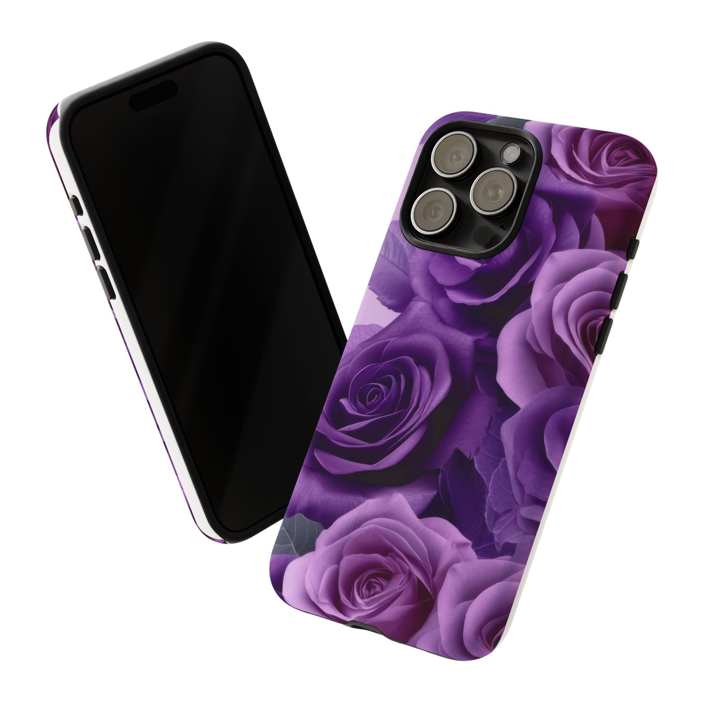 Tough Cases, Beautiful Purple Floral Design