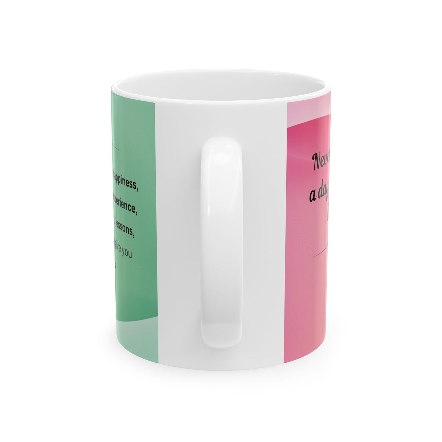 Inspirational Ceramic Mug with Motivational Quotes for Daily Positivity, Perfect Gift for Friends and Family, 11oz & 15oz