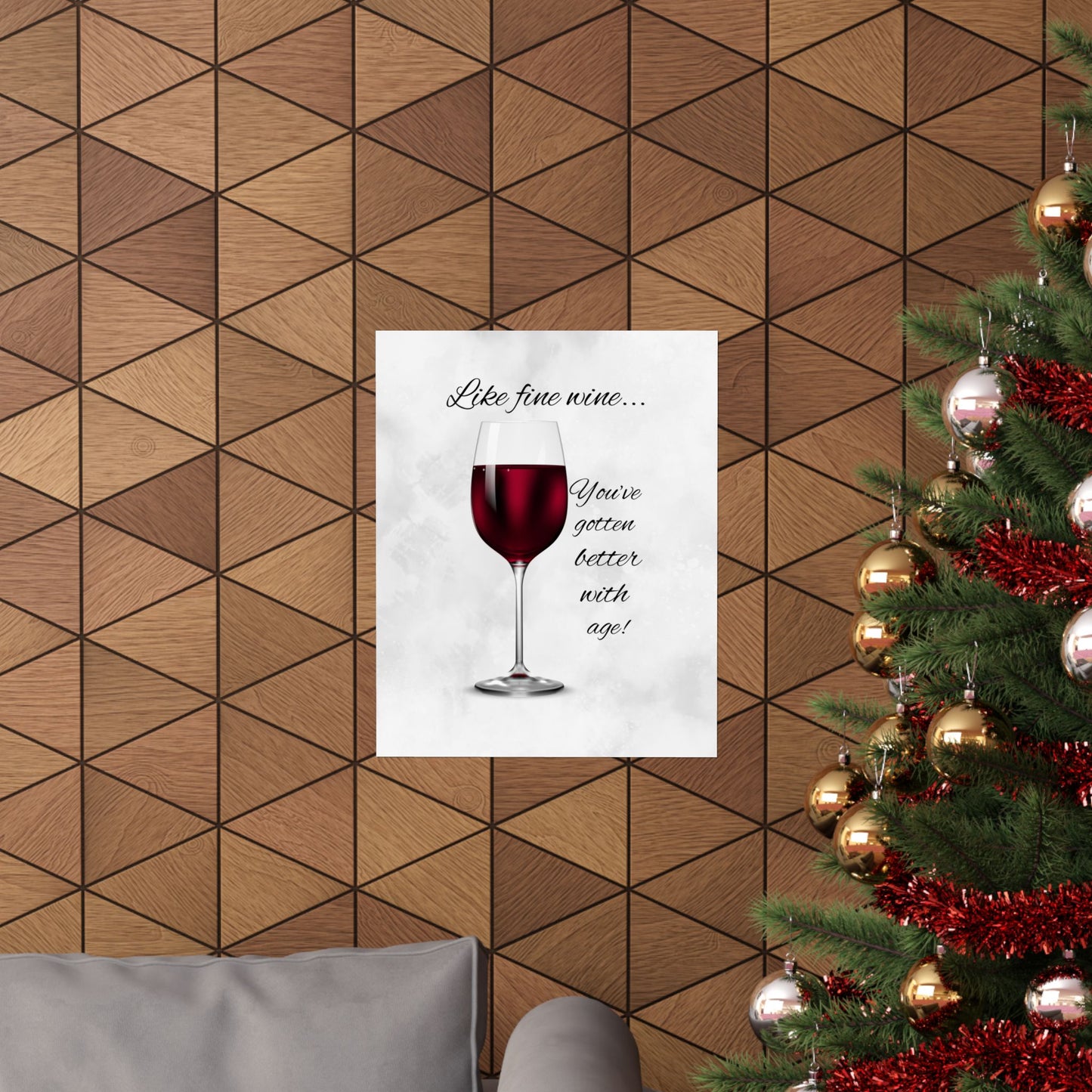 Wine-Themed Wall Art, Inspirational Home Decor, Birthday Gift for Wine Lovers, Kitchen Decor, Serving Suggestion Poster