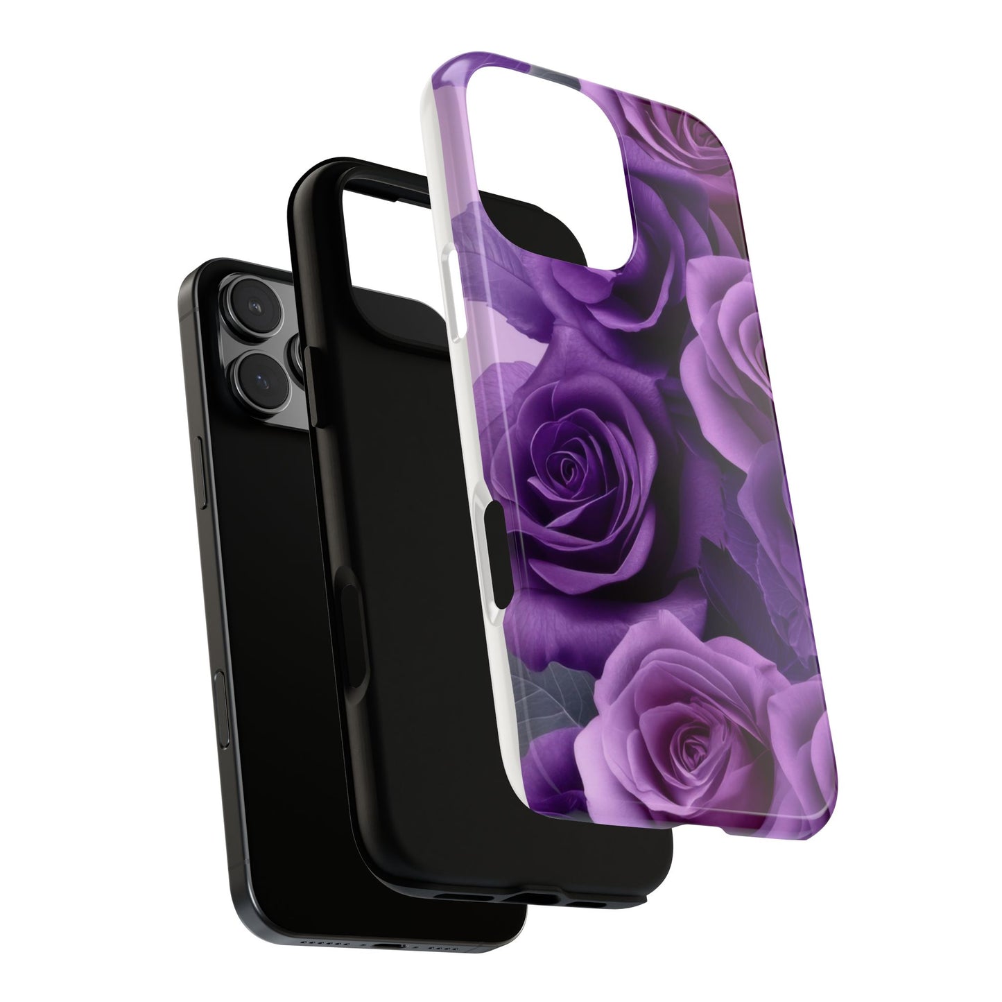 Tough Cases, Beautiful Purple Floral Design
