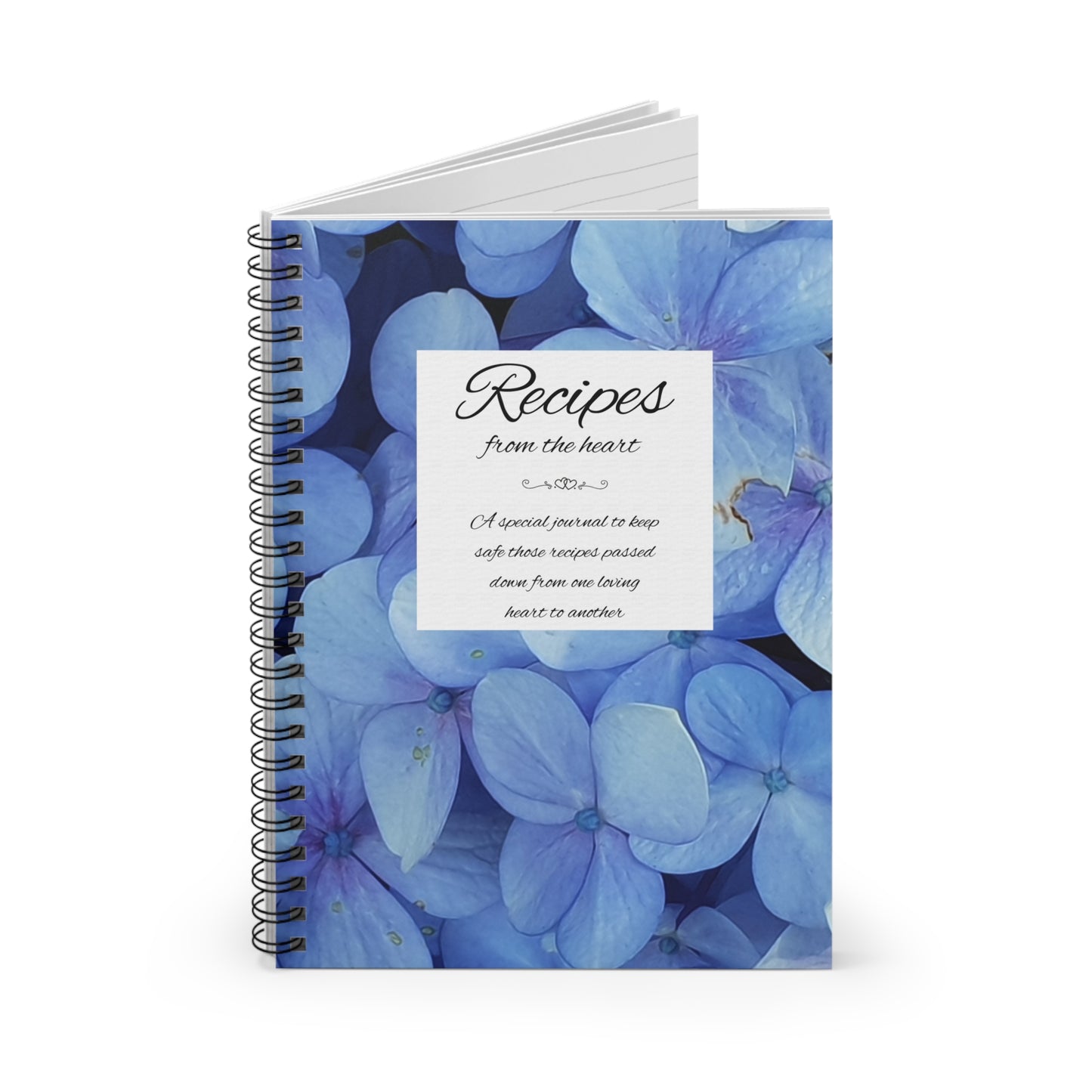 Floral Recipe Notebook - Perfect for Cooks & Foodies, Gift for Mother's Day, Recipes Journal, Kitchen Notes, Cooking Enthusiast