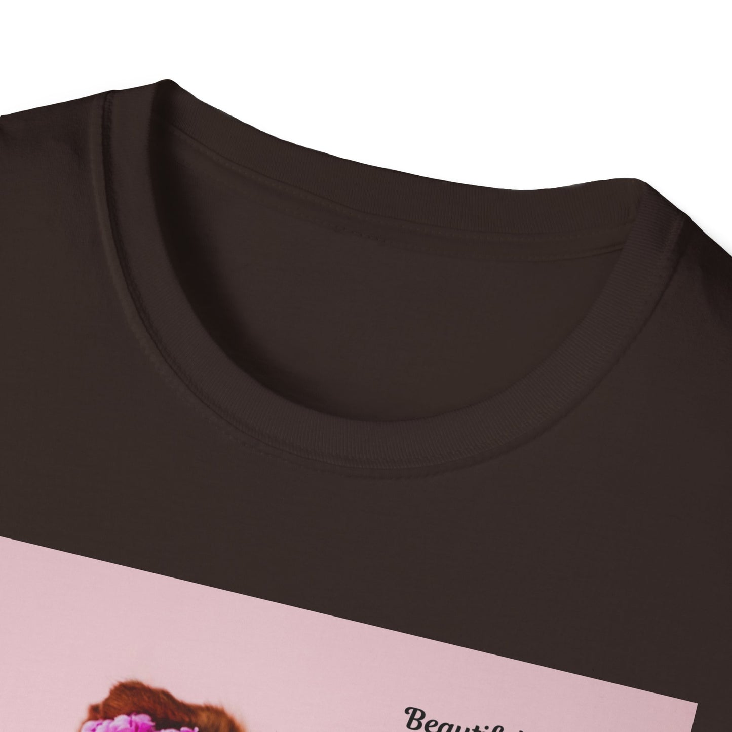 Dog Lover's Inspirational T-Shirt, Cute Pet Apparel, Floral Print Tee, Gift for Animal Lovers, Funny Dog Shirt