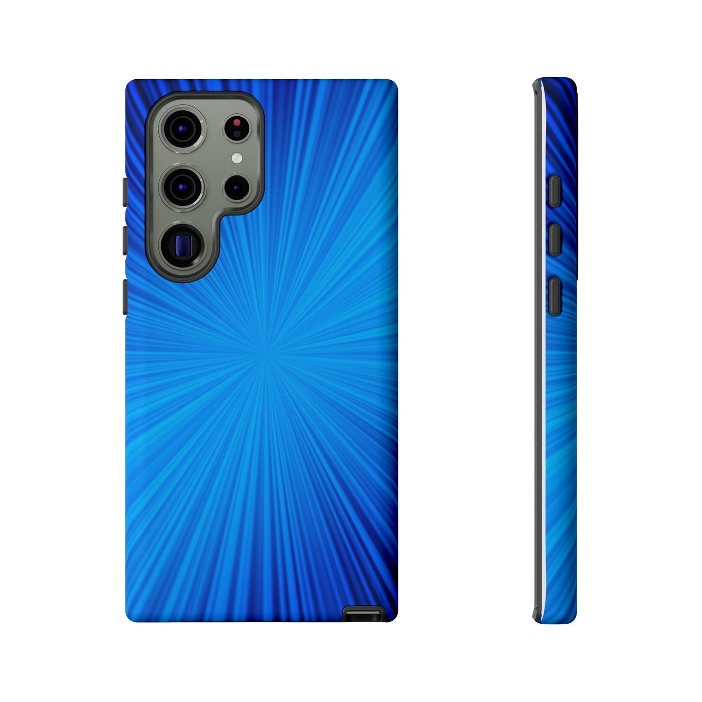 Tough Cases, Beautiful Blue Starburst Design