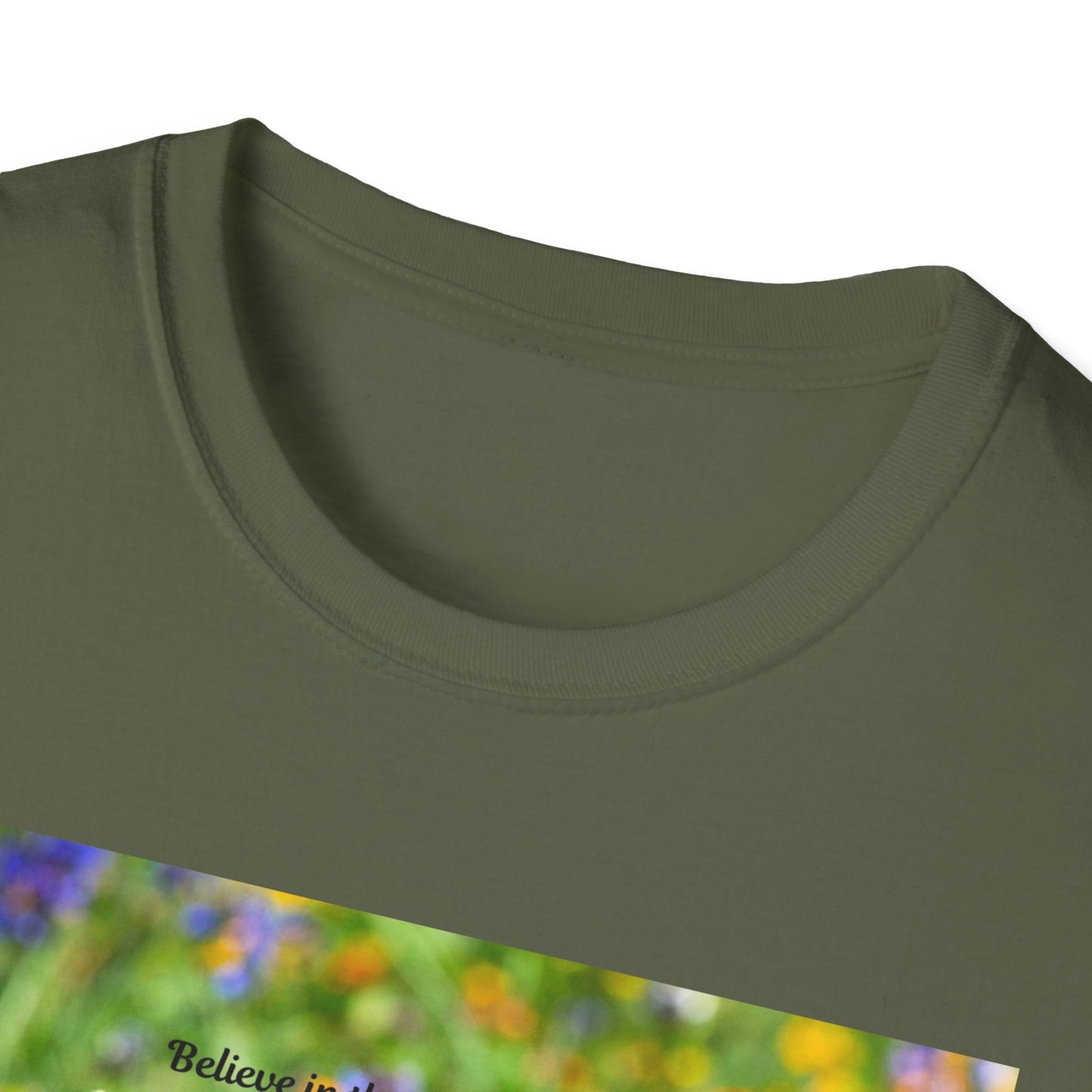 Vibrant Floral Butterfly T-Shirt - Nature Lover Gift, Spring Fashion, Eco-Friendly Apparel, Outdoor Wear, Garden Party Outfit
