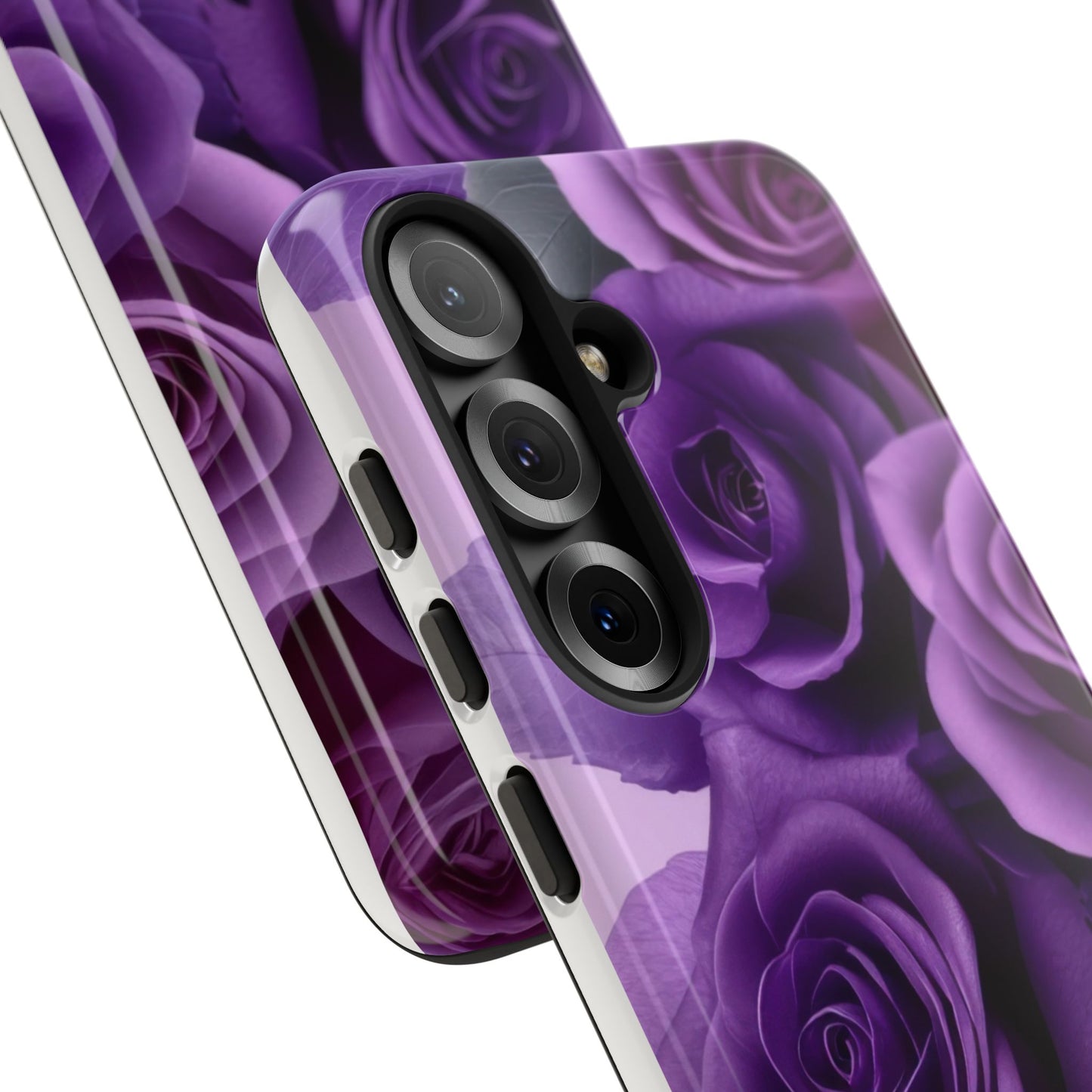 Tough Cases, Beautiful Purple Floral Design