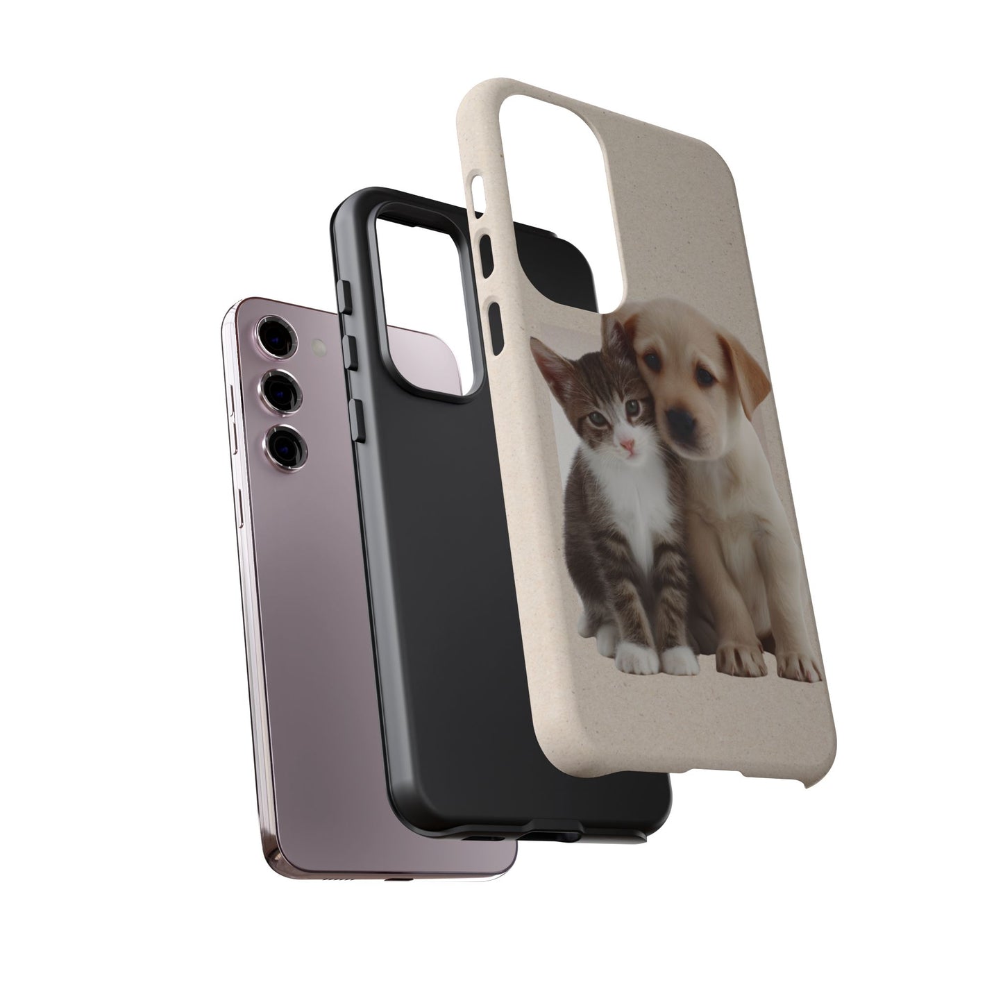 Tough Cases, Adorable puppy and kitten design