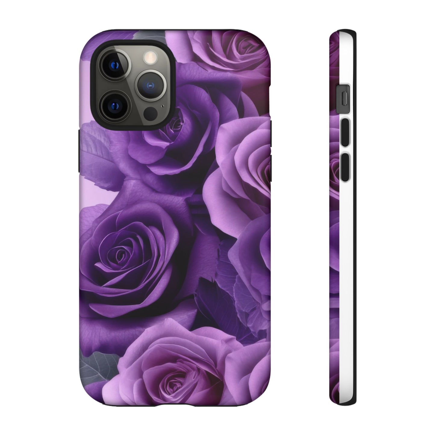 Tough Cases, Beautiful Purple Floral Design