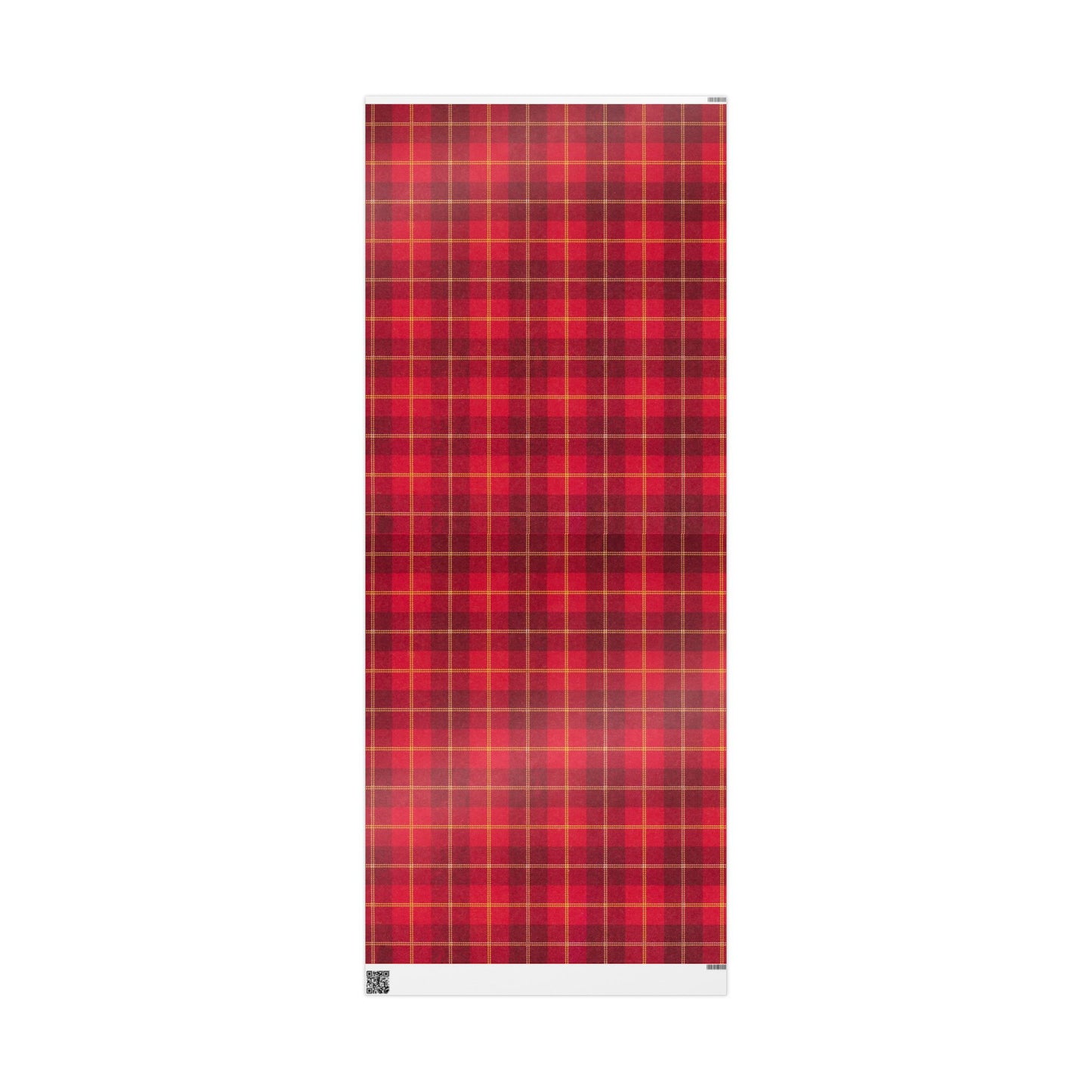 Red Buffalo Plaid Wrapping Paper Roll — Festive Christmas Gift Wrap