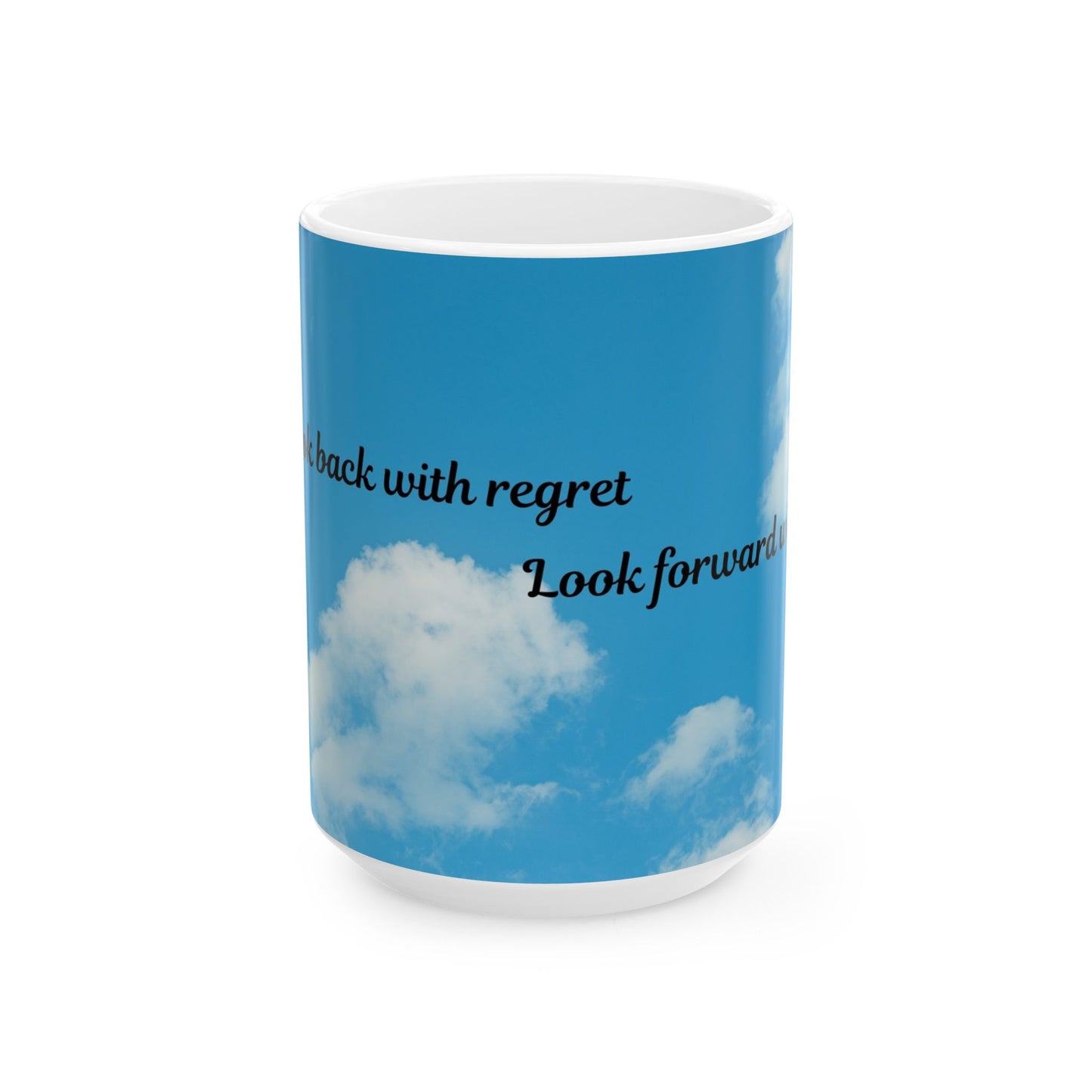 Inspiring Ceramic Mug - Motivational Gift for Coffee Lovers, Hope Mug, Positive Vibes, Customizable Coffee Cup, Unique Present