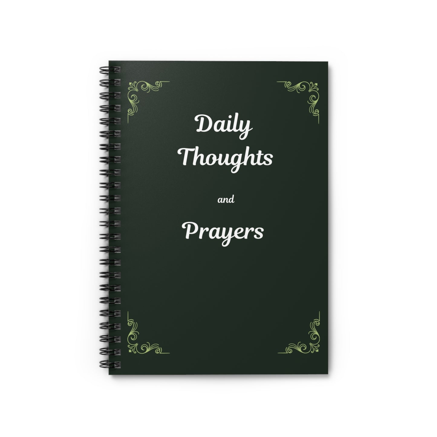 Elegant Spiral Notebook for Daily Thoughts and Prayers, Journal for Reflection, Prayer Journal, Inspirational Notebook, Gift for [...]