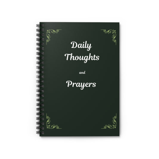 Elegant Spiral Notebook for Daily Thoughts and Prayers, Journal for Reflection, Prayer Journal, Inspirational Notebook, Gift for [...]