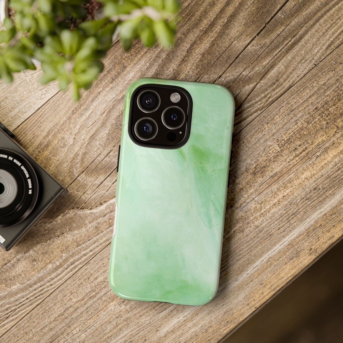 Tough Cases, Beautiful Green Marble Design