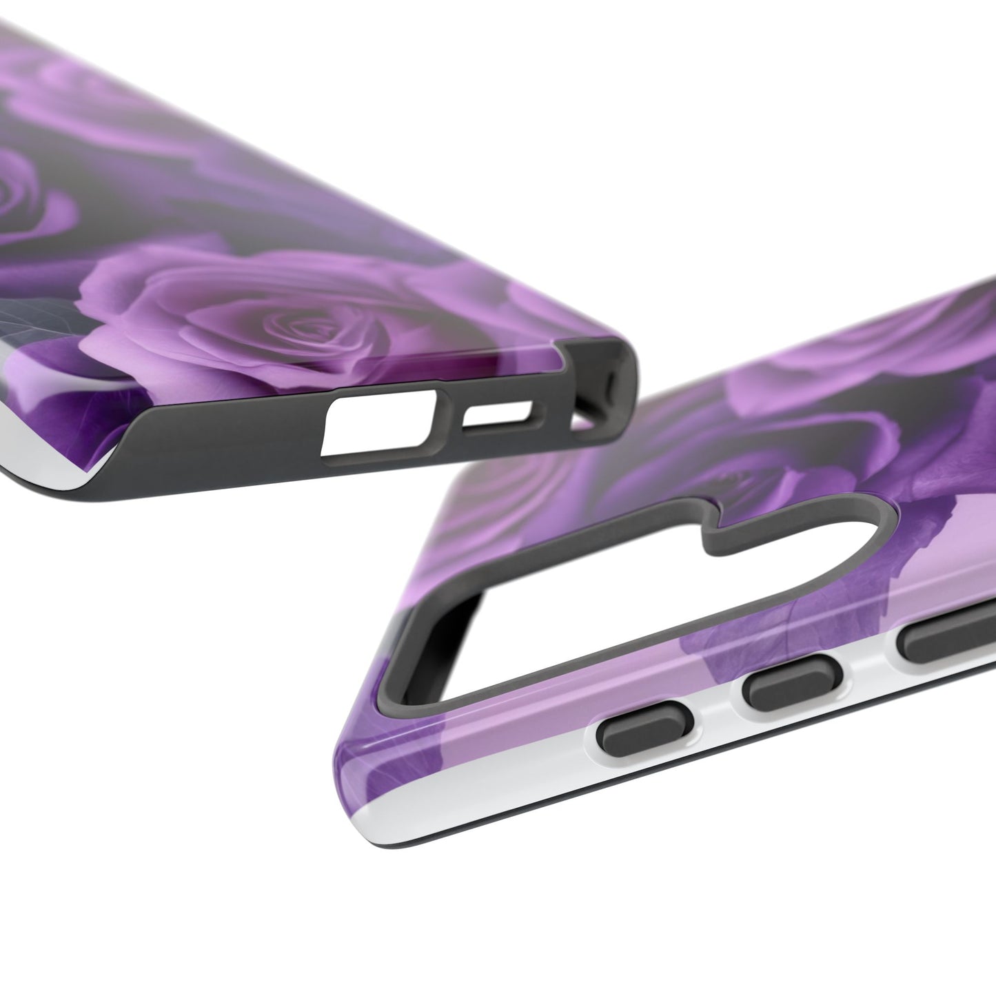 Tough Cases, Beautiful Purple Floral Design