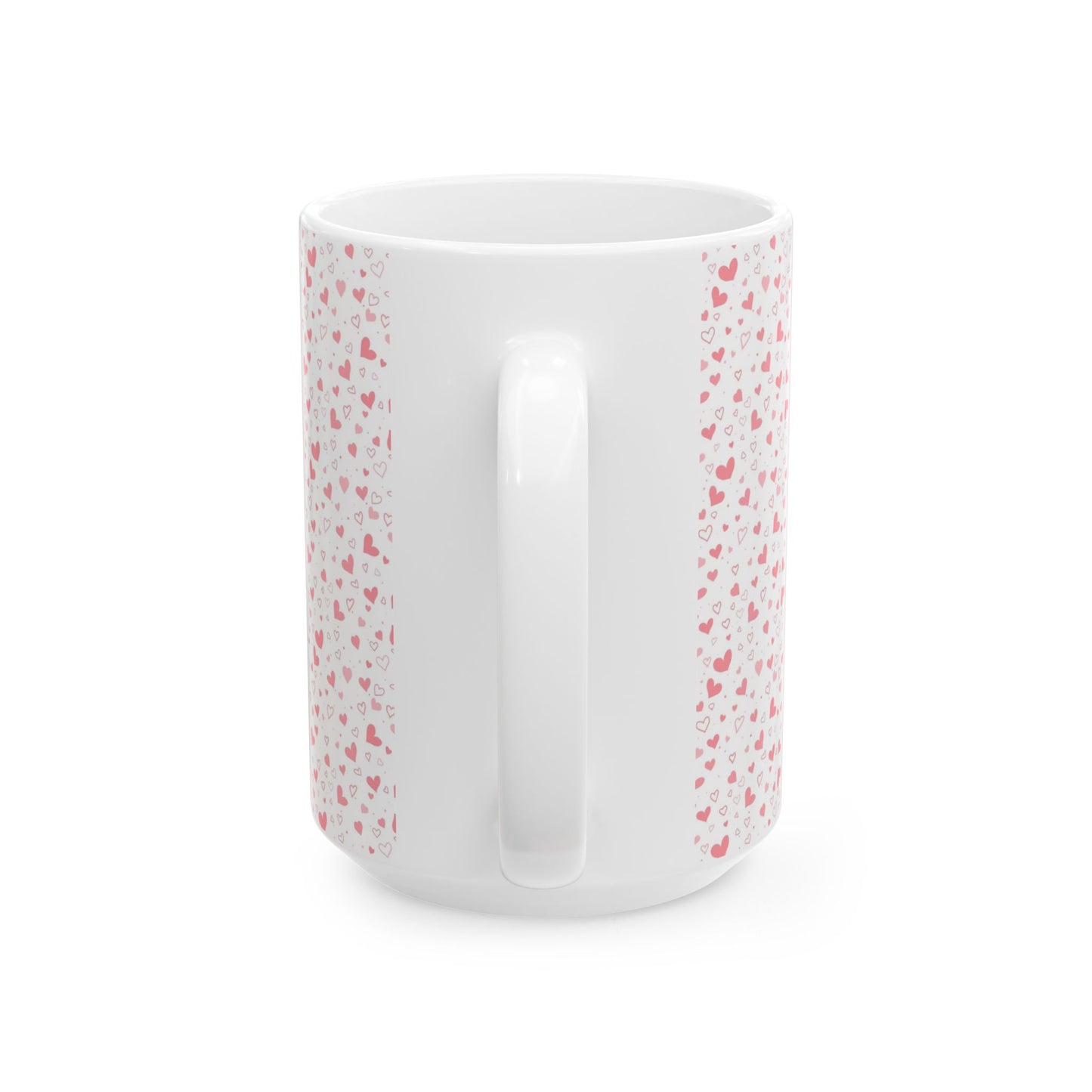 Cute Dog Floral Ceramic Mug - Inspiring Quote for Dog Lovers, Coffee Lovers Gift, Heart Pattern Mug, Pet Owner Gift, Inspirational Drinkware