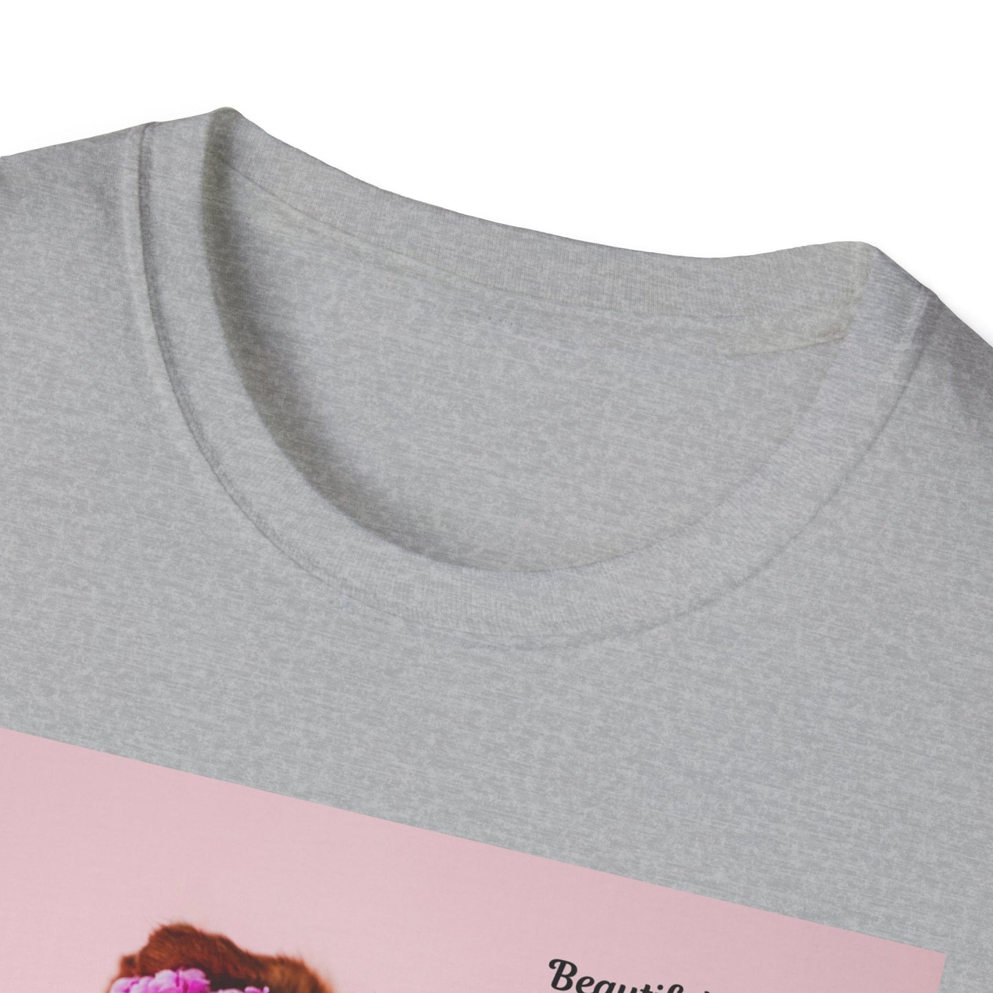 Dog Lover's Inspirational T-Shirt, Cute Pet Apparel, Floral Print Tee, Gift for Animal Lovers, Funny Dog Shirt