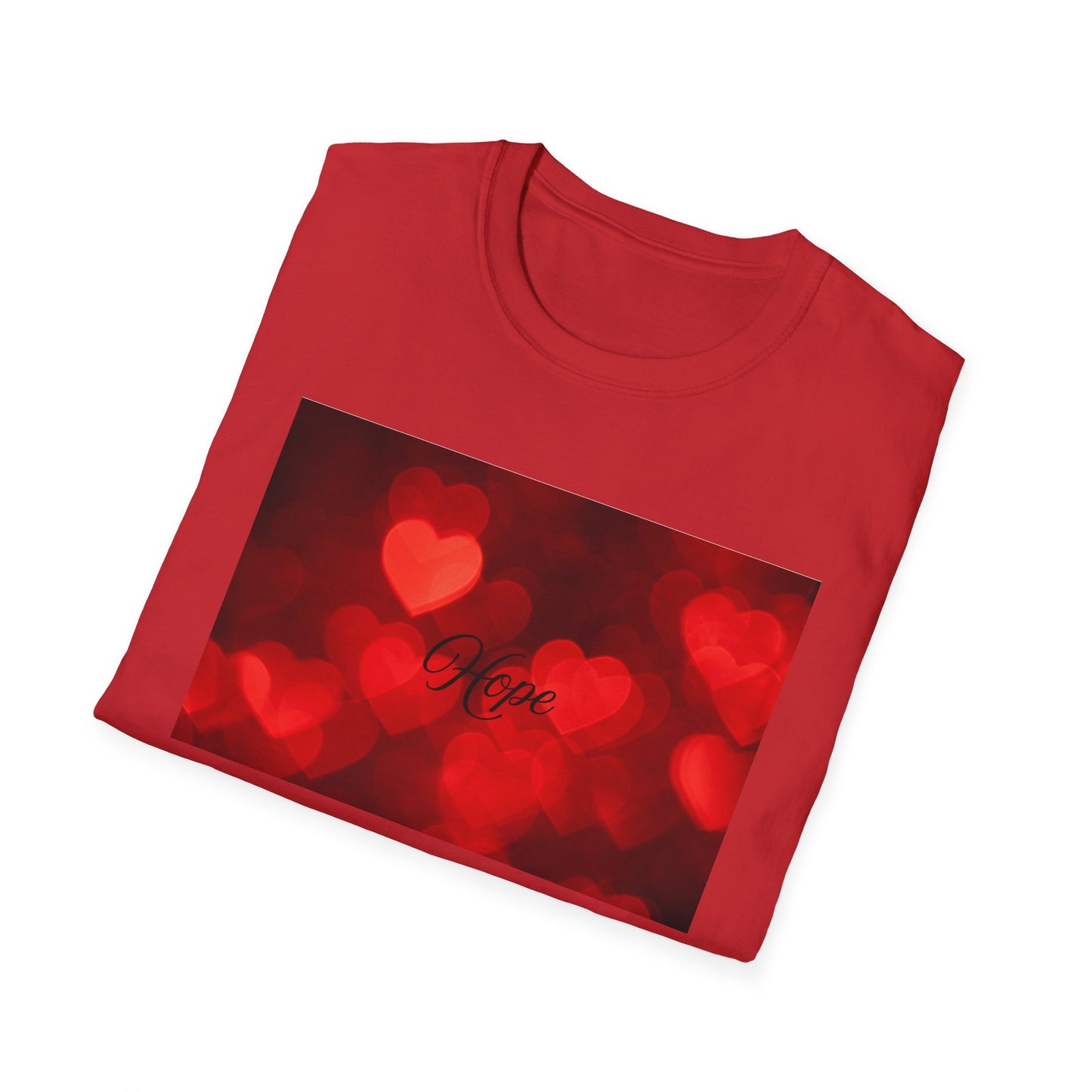 Romantic Heart T-Shirt, Perfect for Valentine's Day, Cute Couple Gift, Love Quote Tee, Softstyle Shirt