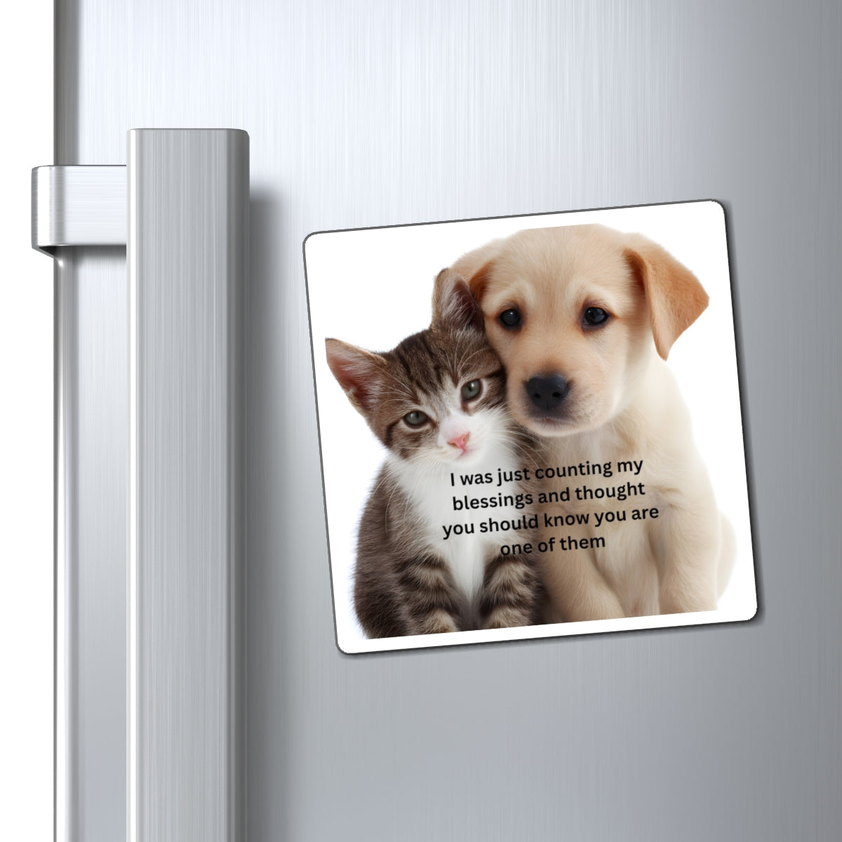 Cute Pet Magnets, Heartwarming Gift for Animal Lovers, Perfect for Home Decor, Refrigerator Decorations, Adorable Kitten and Puppy