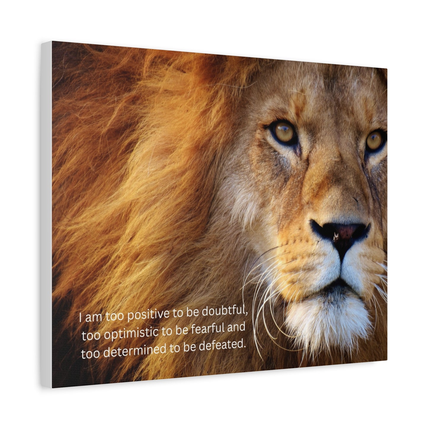 Inspiring Lion Canvas Print, Motivational Wall Art for Home Decor, Positive Affirmation Decor, Gift for Animal Lovers, Uplifting [...]