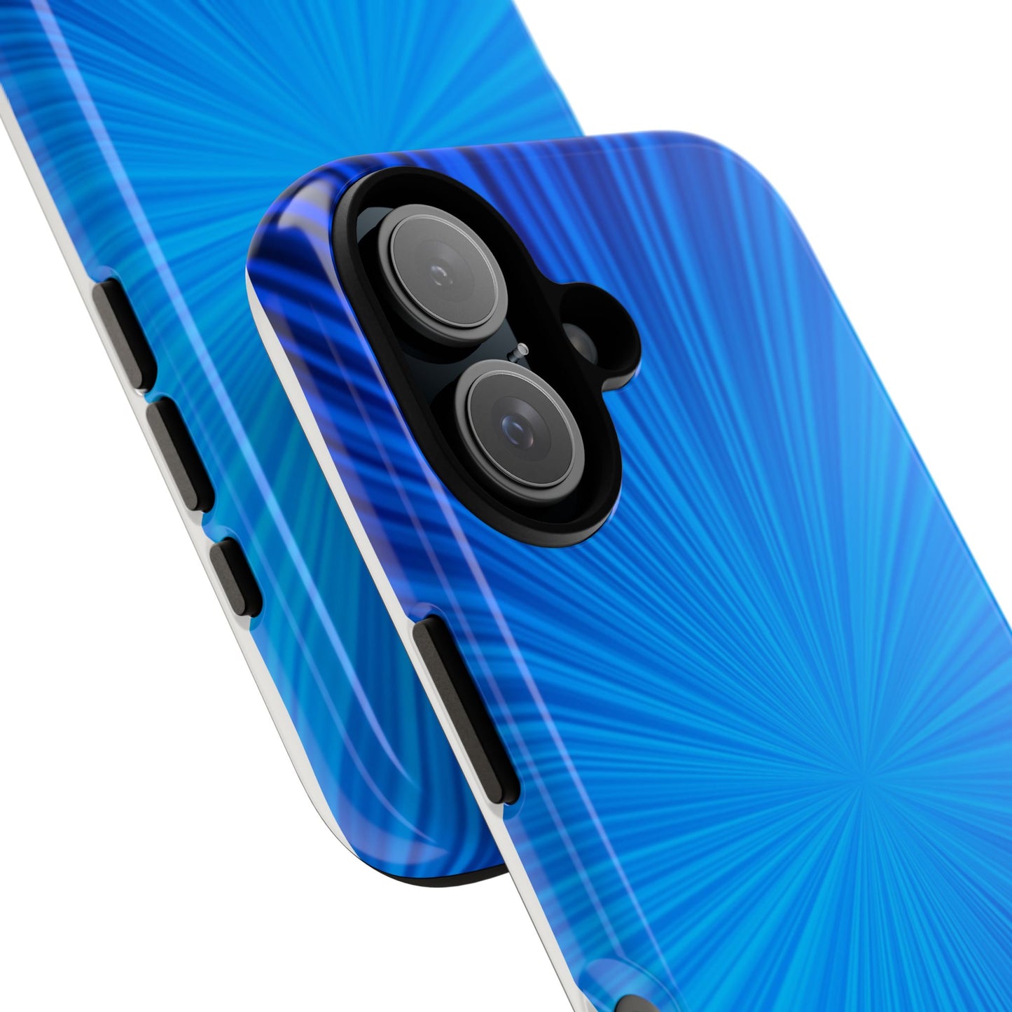 Tough Cases, Beautiful Blue Starburst Design