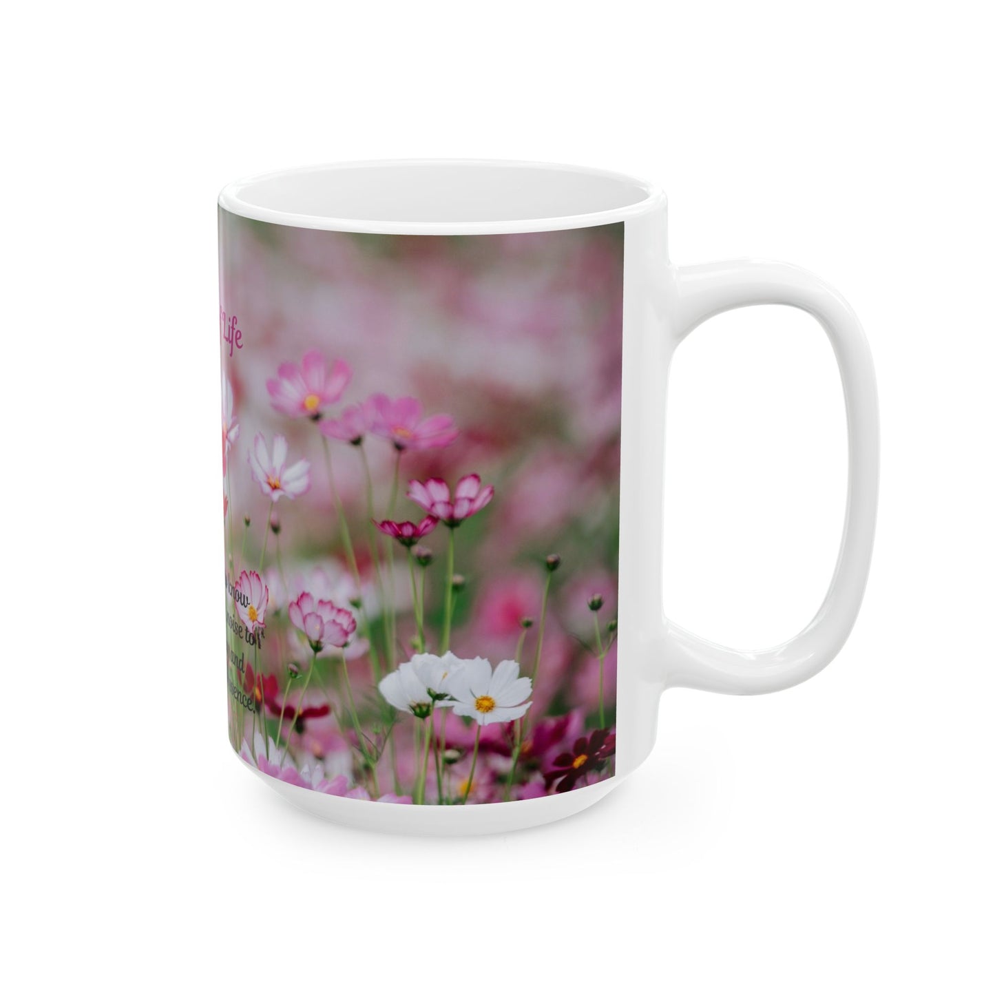Inspirational Floral Ceramic Mug - "The Irony of Life" - Unique Gift for Coffee Lovers, Tea Enthusiasts, Home Decor, Motivational [...]
