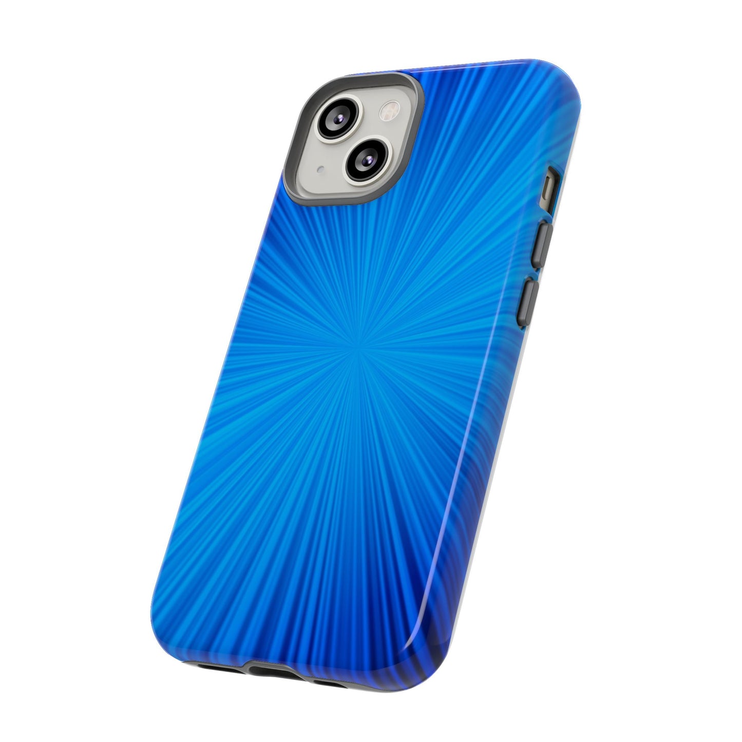Tough Cases, Beautiful Blue Starburst Design