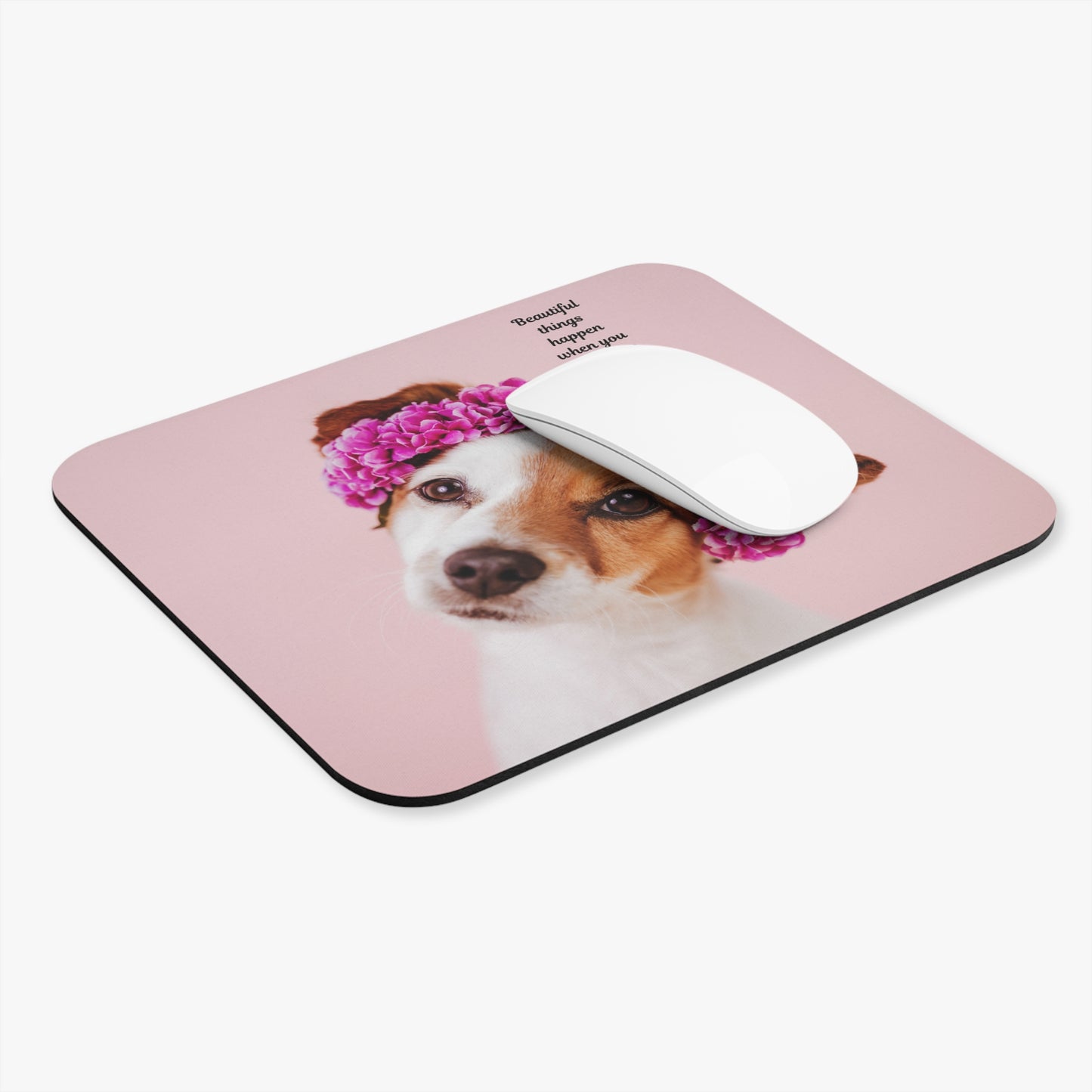 Charming Dog-Inspired Mouse Pad with Inspirational Quote, Cute Pet Gift, Desk Accessory, Home Office Decor, Animal Lover Gift, [...]