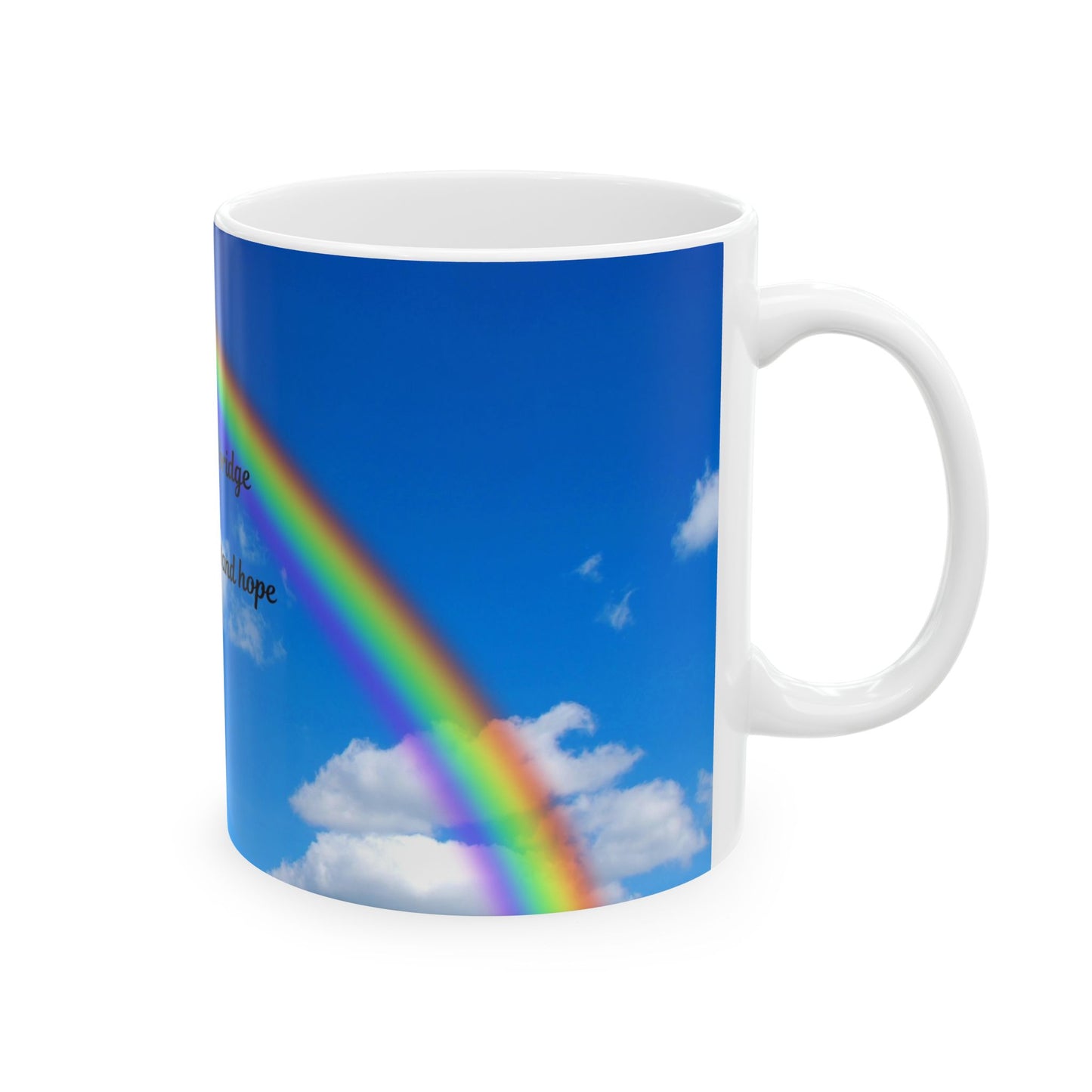 Rainbow Sky Ceramic Mug - Inspire Joy & Hope, Perfect Gift for Coffee Lovers, Personalized Mug for Holidays & Celebrations, [...]
