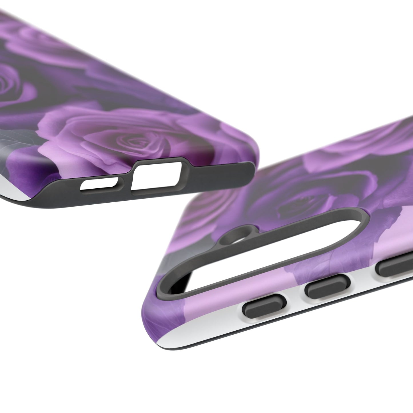 Tough Cases, Beautiful Purple Floral Design