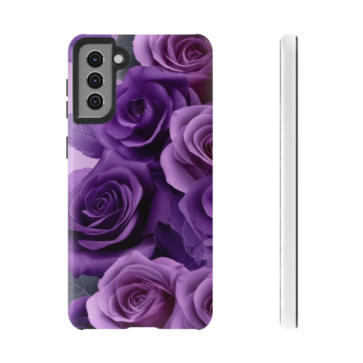 Tough Cases, Beautiful Purple Floral Design