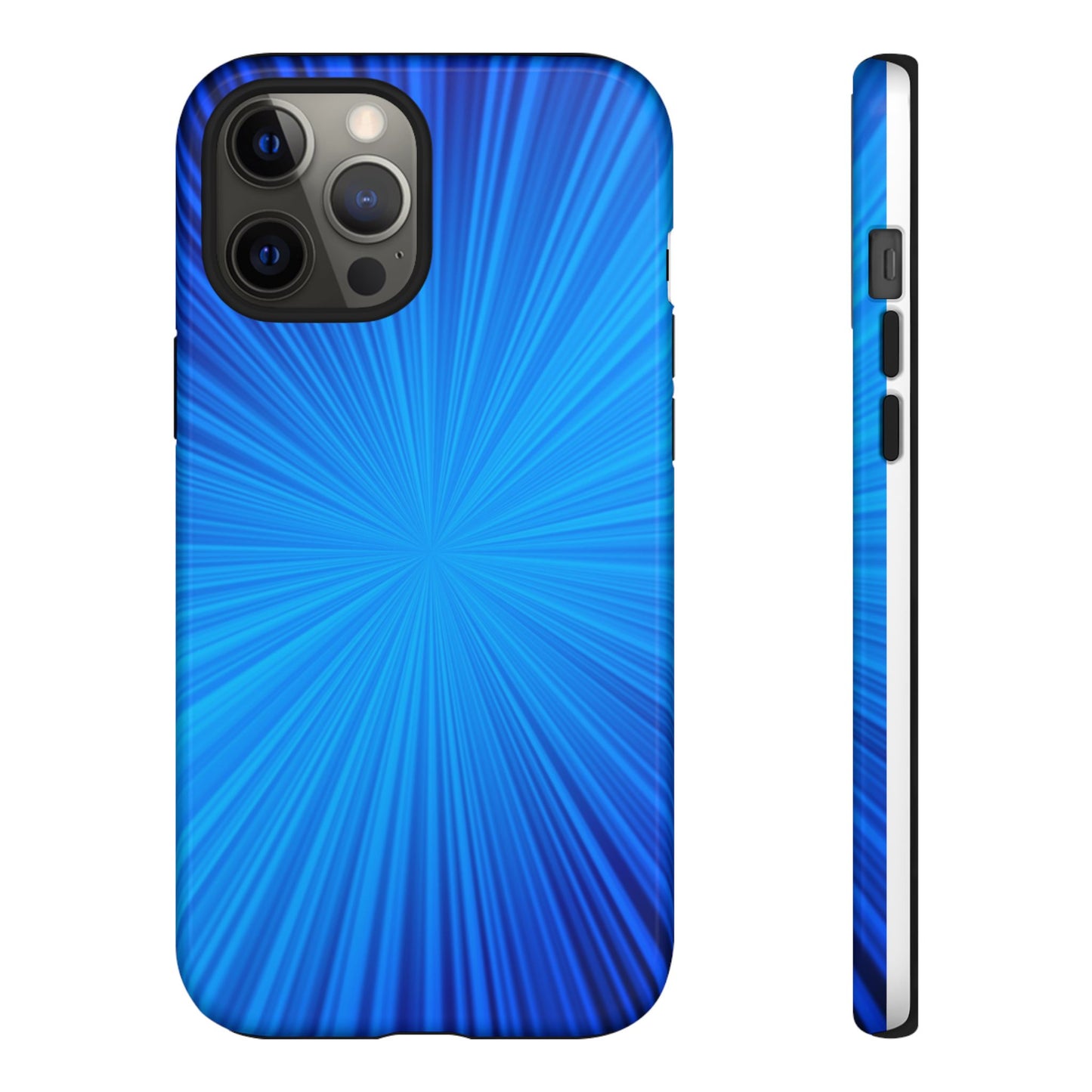 Tough Cases, Beautiful Blue Starburst Design