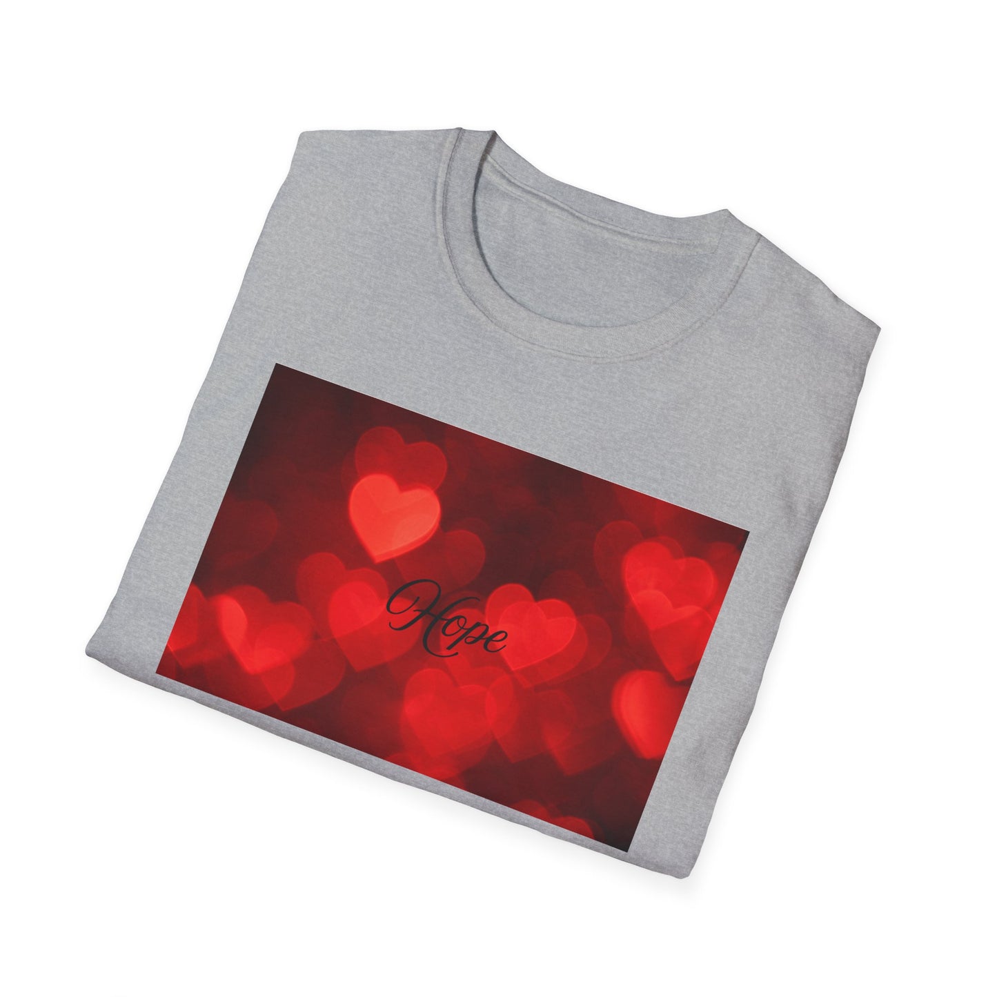 Romantic Heart T-Shirt, Perfect for Valentine's Day, Cute Couple Gift, Love Quote Tee, Softstyle Shirt
