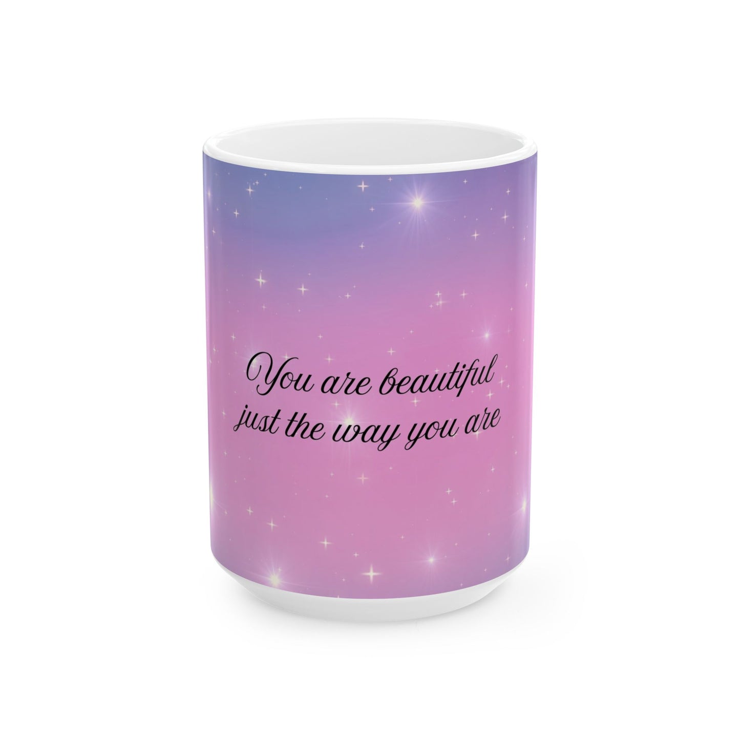 Inspirational Ceramic Mug with Uplifting Quote - Perfect Gift for Friends, Self-Love, Encouragement, Home Office, Unique Coffee Cups
