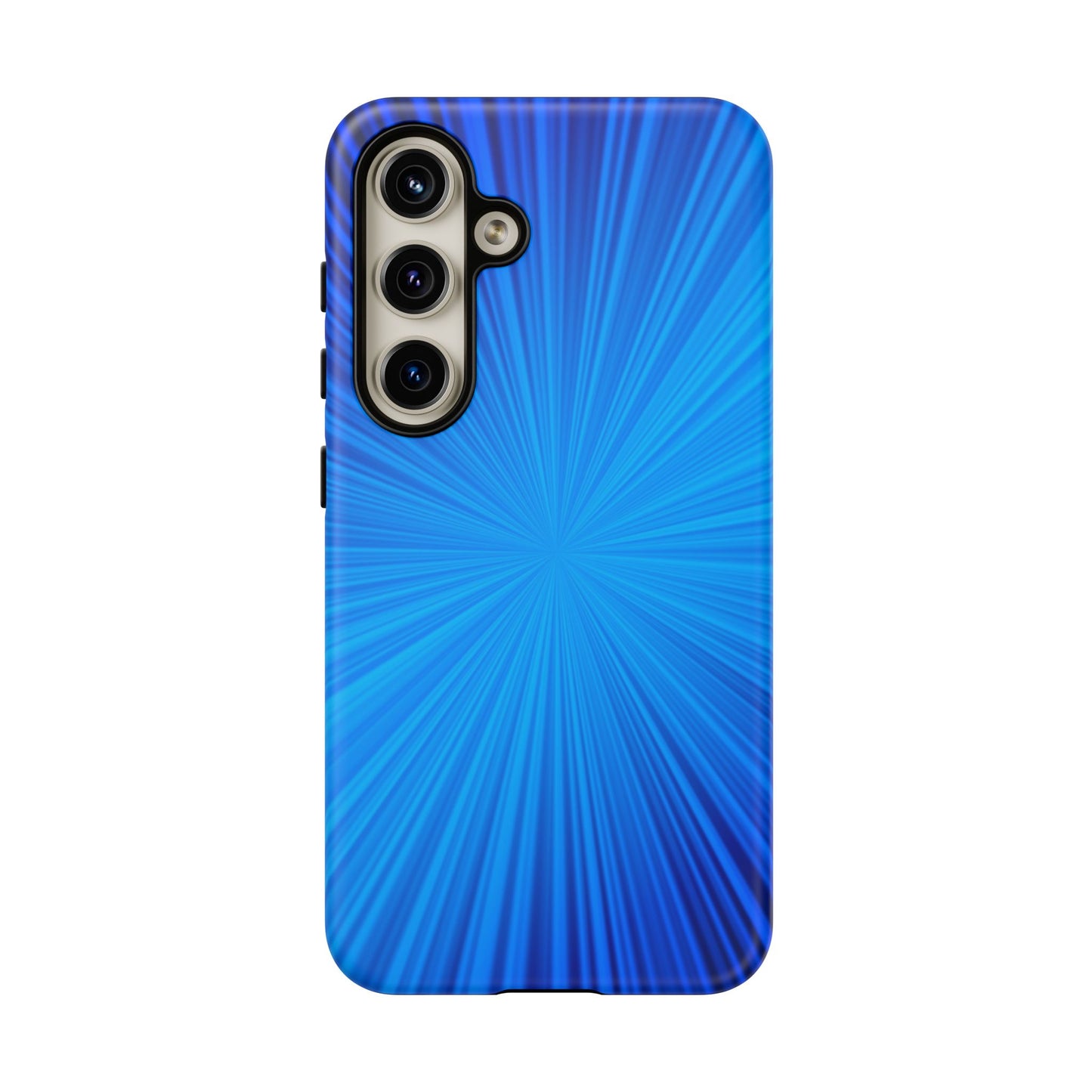 Tough Cases, Beautiful Blue Starburst Design