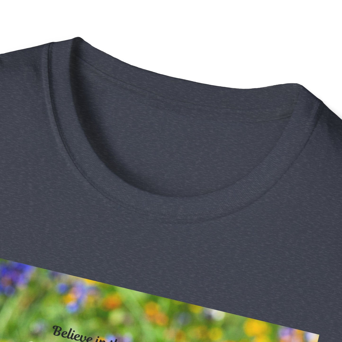 Vibrant Floral Butterfly T-Shirt - Nature Lover Gift, Spring Fashion, Eco-Friendly Apparel, Outdoor Wear, Garden Party Outfit