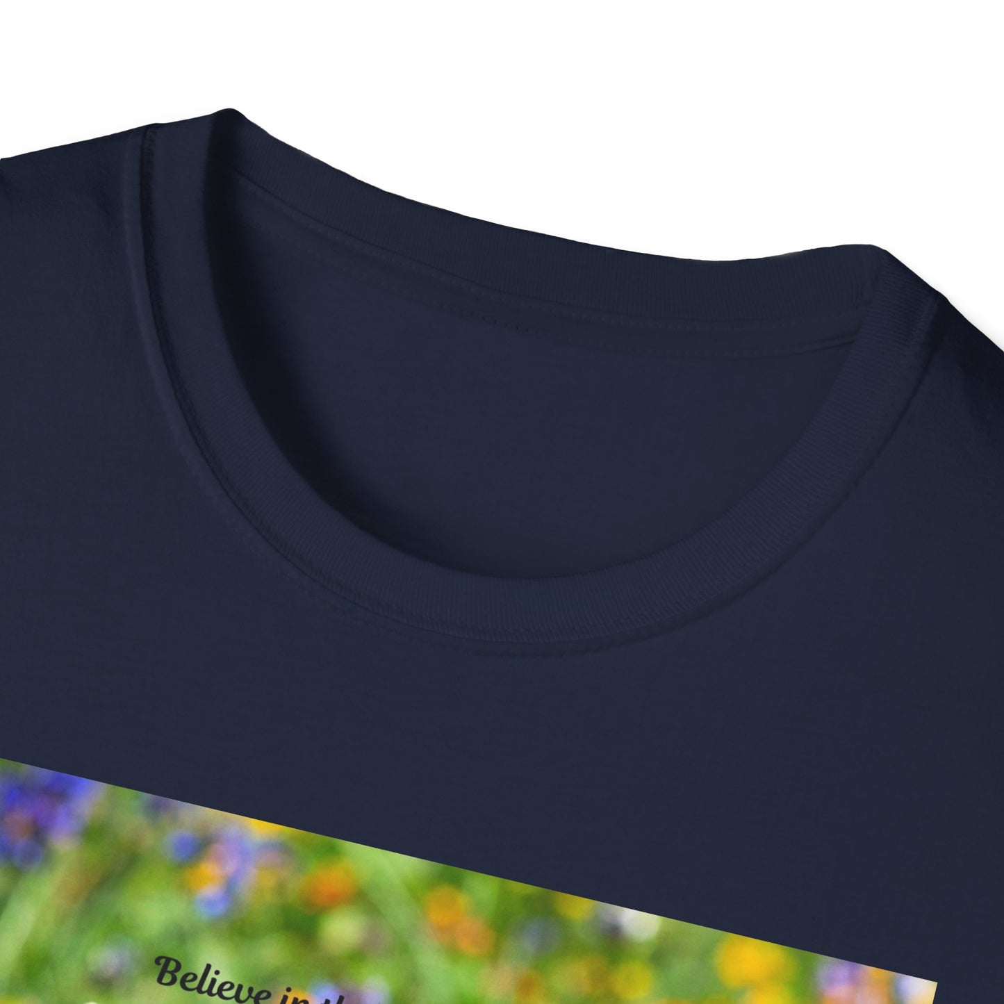 Vibrant Floral Butterfly T-Shirt - Nature Lover Gift, Spring Fashion, Eco-Friendly Apparel, Outdoor Wear, Garden Party Outfit