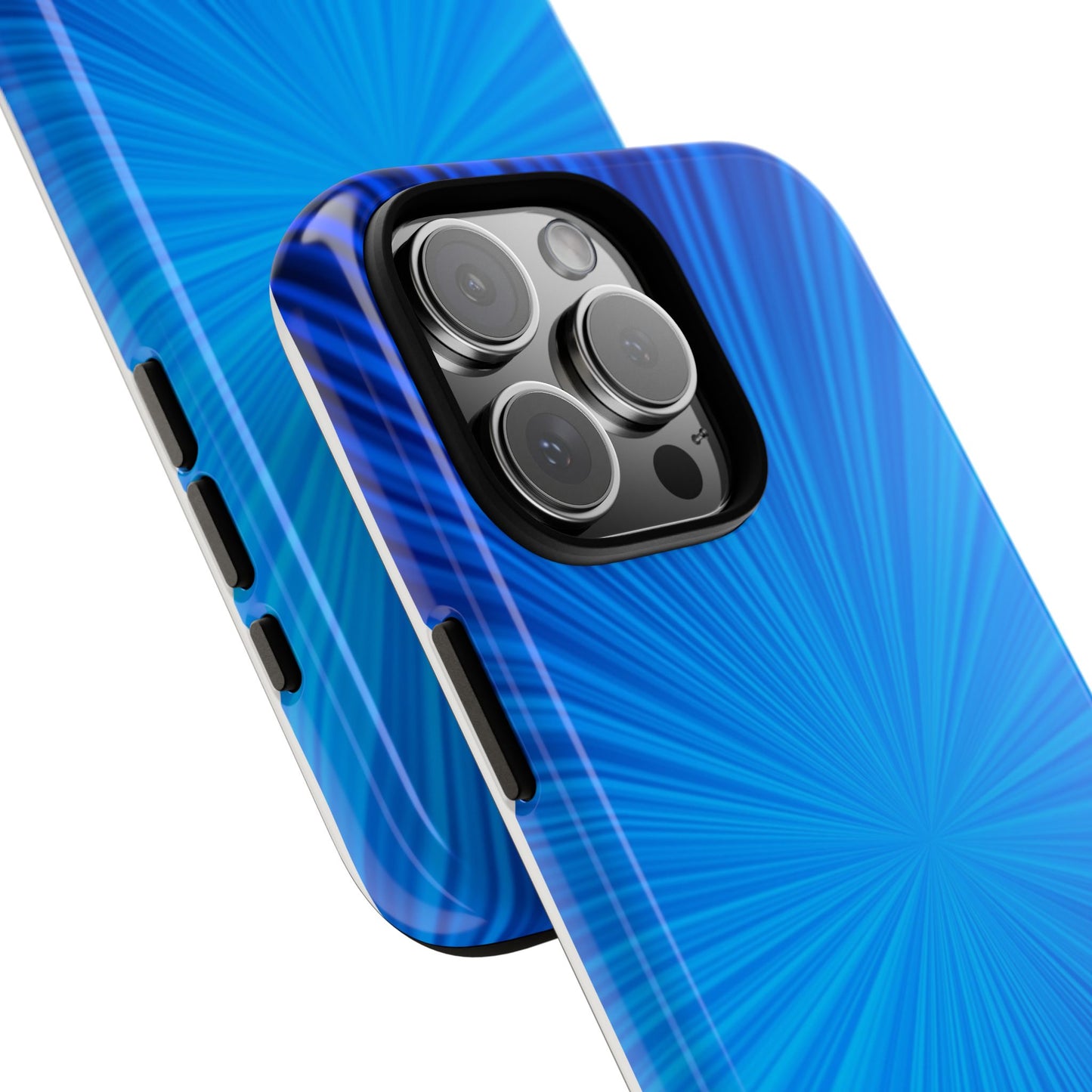 Tough Cases, Beautiful Blue Starburst Design