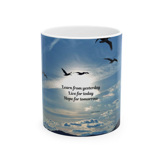 Inspirational Ceramic Mug: Motivational Coffee Cup for Daily Reflection, Great Gift for Friends, Office, Birthday, Any Occasion