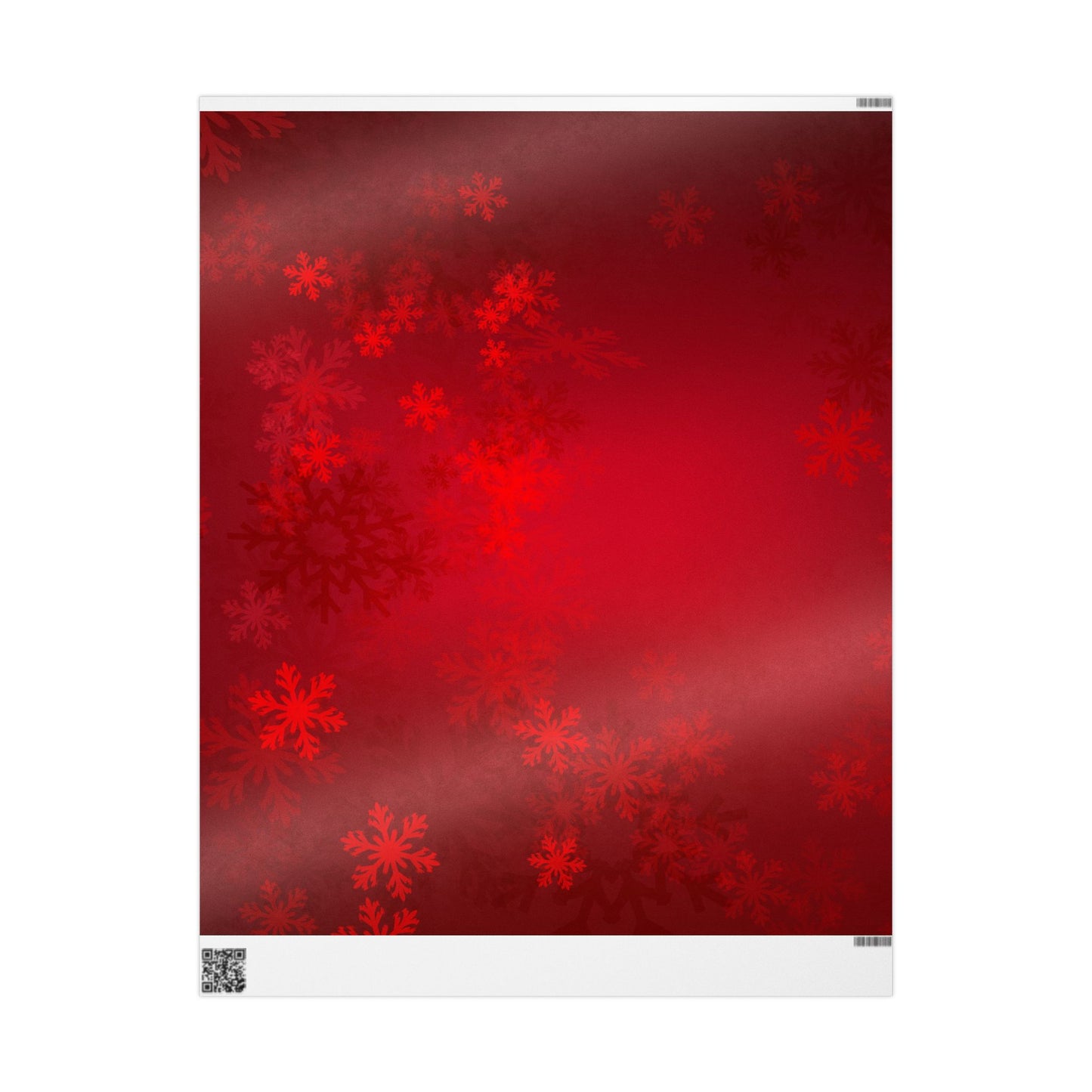 Festive Wrapping Paper, Elegant Holiday Gift Wrap, Red Snowflake Design, Premium Christmas Wrap, Birthday Party Supplies