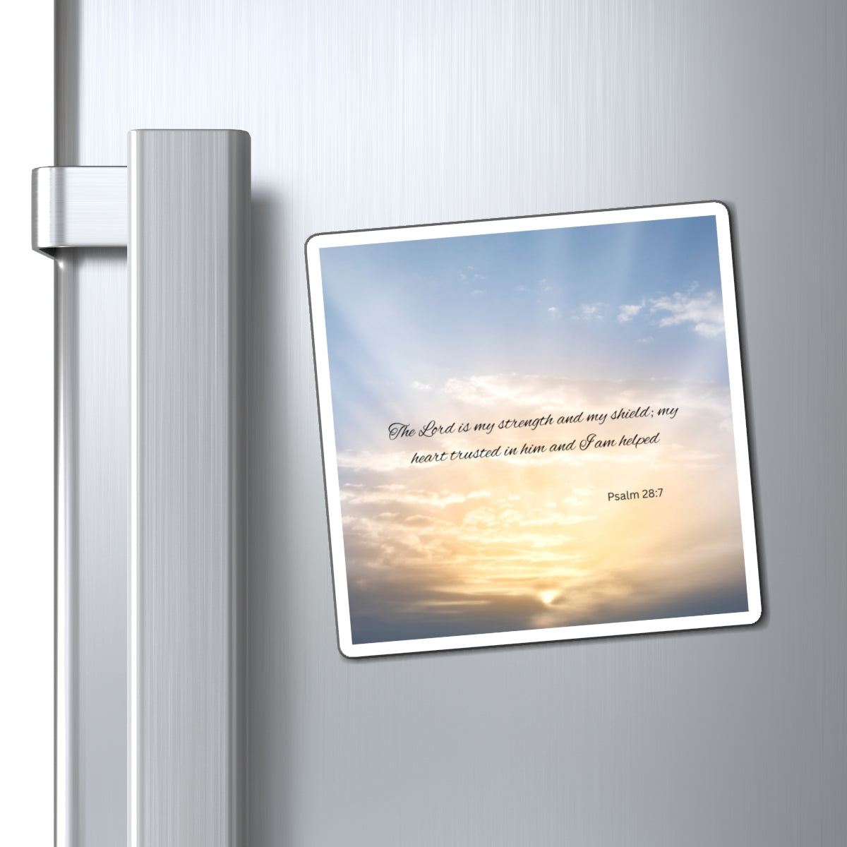Inspirational Verse Magnet, Faith Motivational Decor for Home, Gift for Christians, Bible Verse Inspirational Gifts